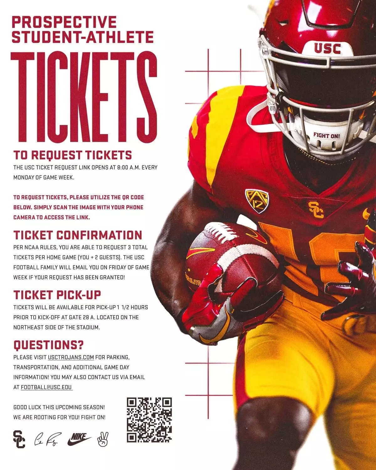 2025 Football Schedule USC Athletics