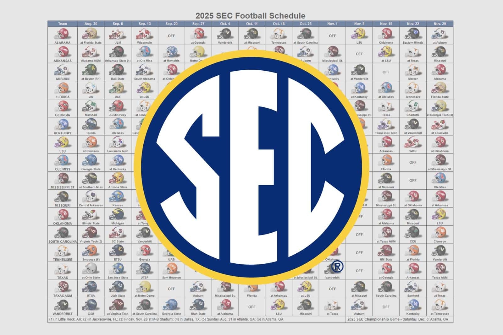 Alabama 2025 Football Schedule Printable