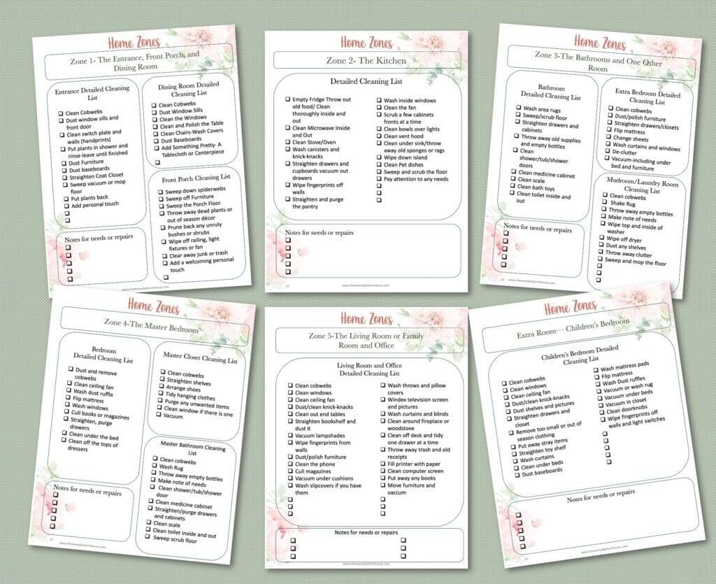 A Whole Home Cleaning Schedule Fly Lady Style The Everyday Farmhouse