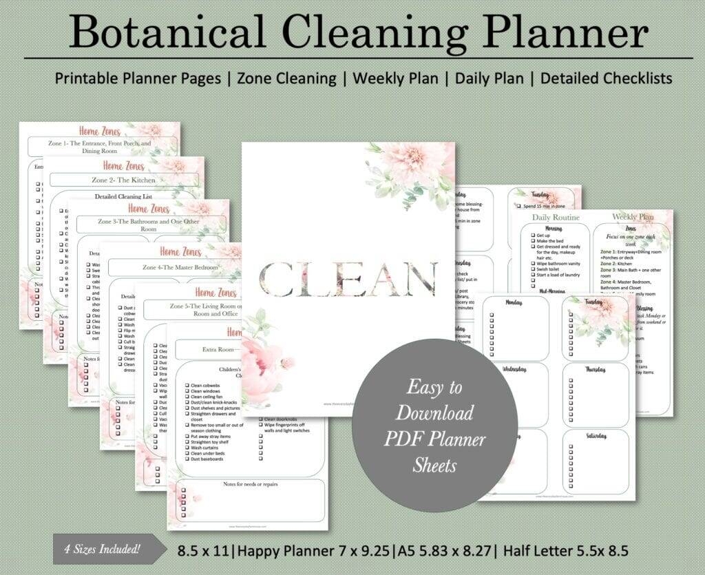 A Whole Home Cleaning Schedule Fly Lady Style The Everyday Farmhouse