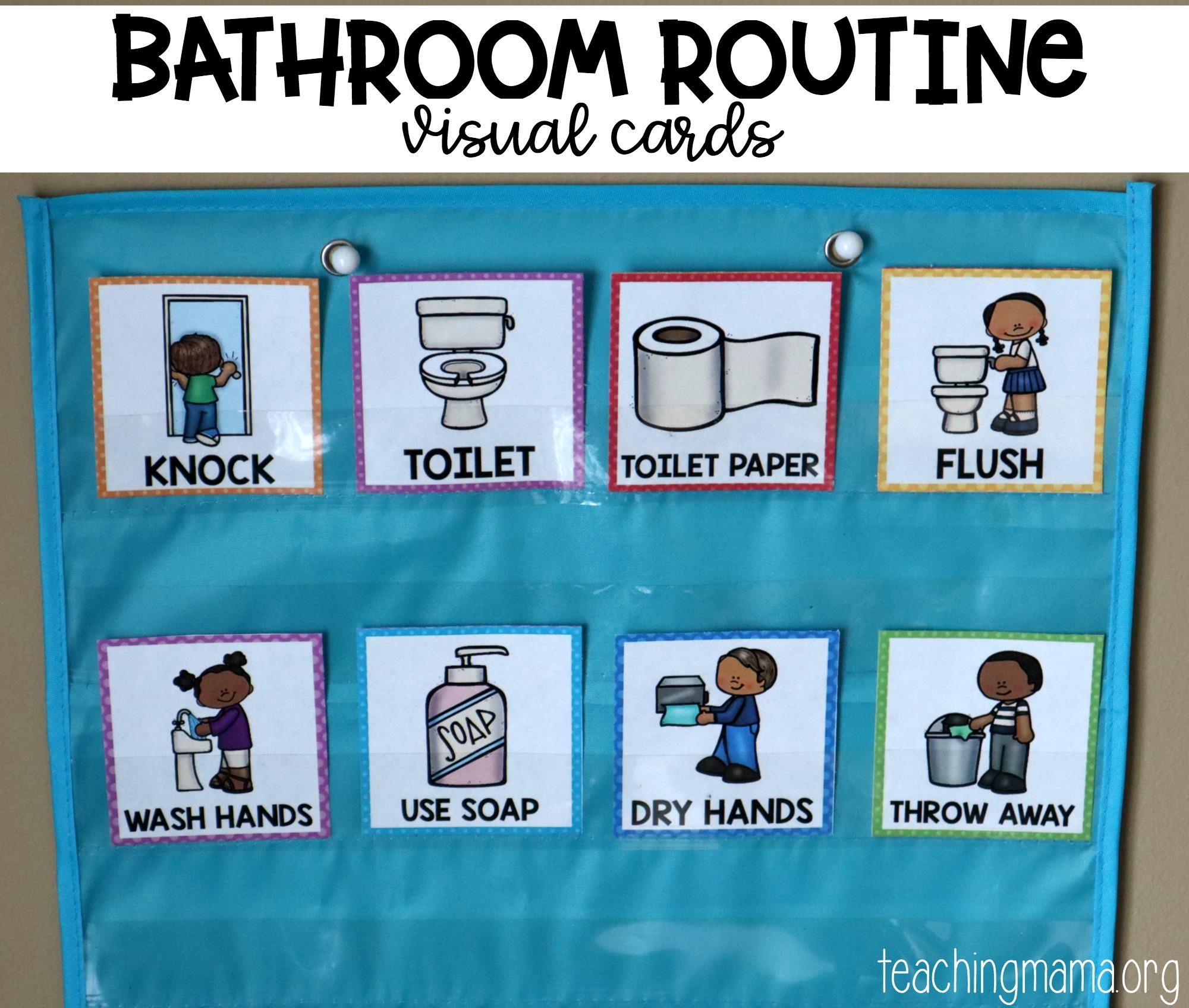 Free Printable Shower Visual Schedule