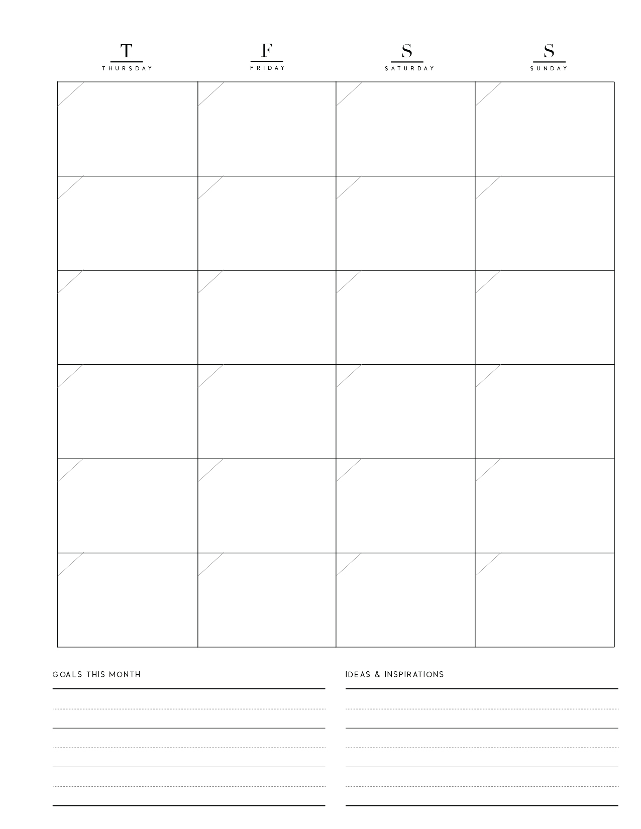 Weekly Hourly Schedule Printable