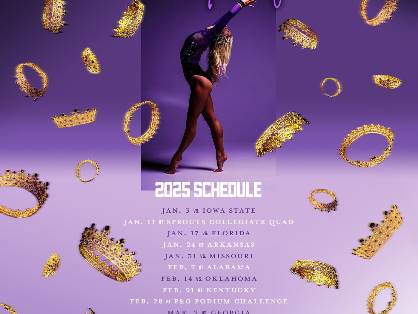 LSU Announces 2025 Gymnastics Schedule And The Valley Shook