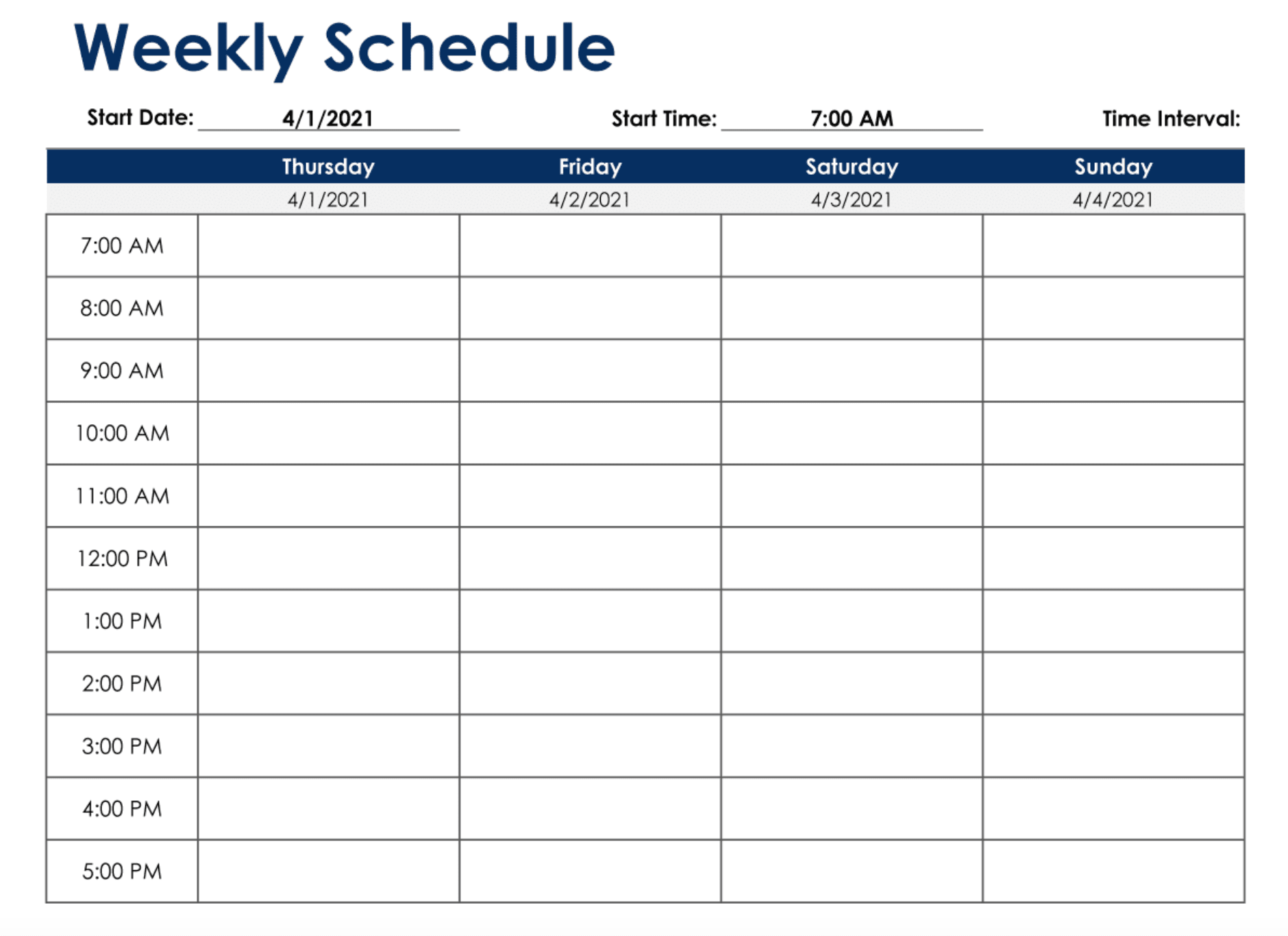 Master Your Week 8 Weekly Schedule Templates Setup Guide