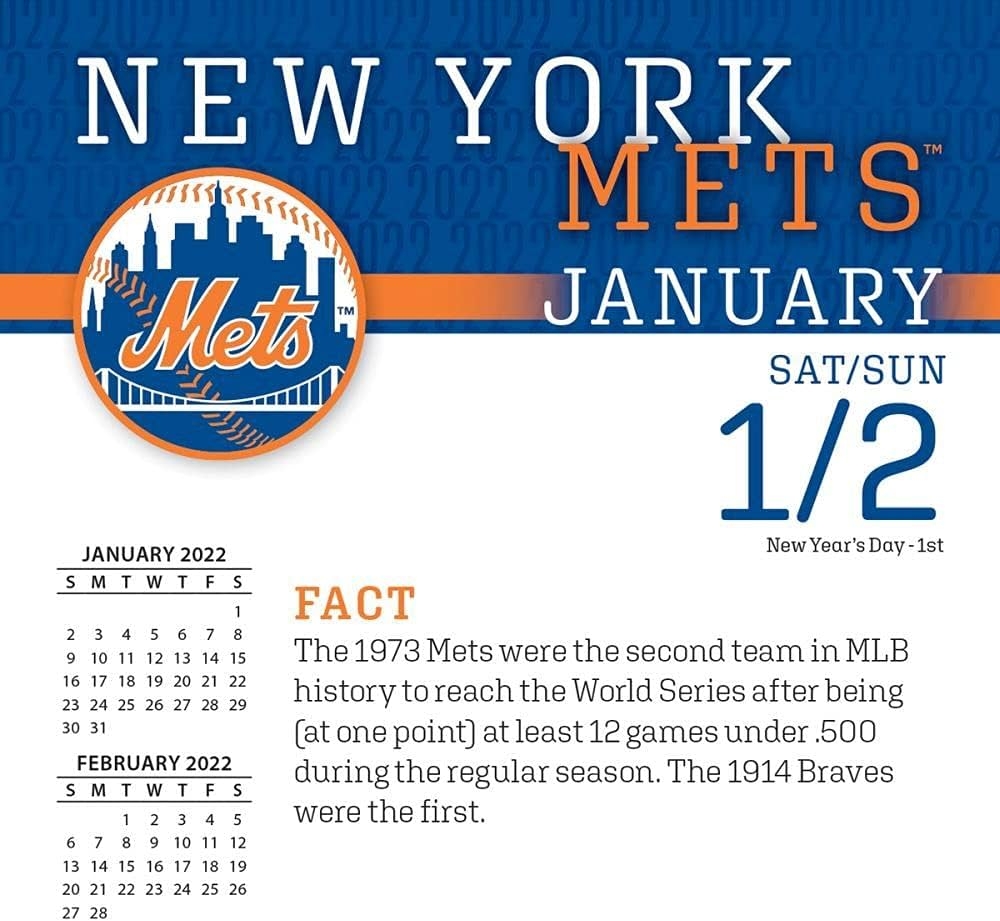 New York Mets Printable Schedule