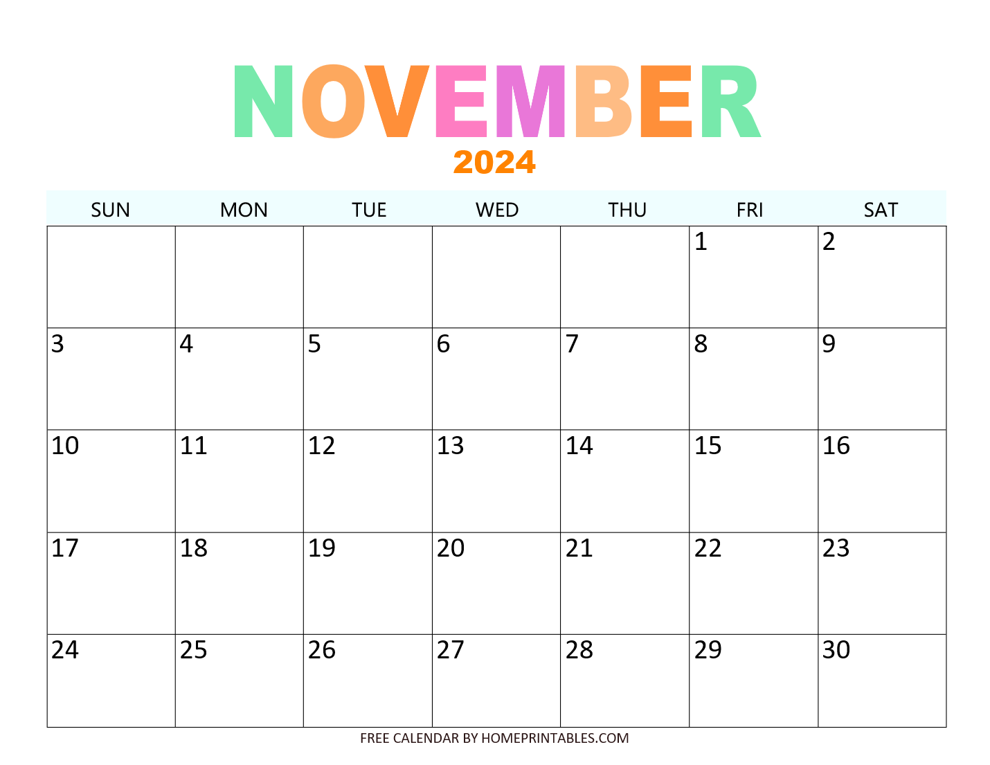 November 2024 Calendar Planners 28 Best Free Printables 