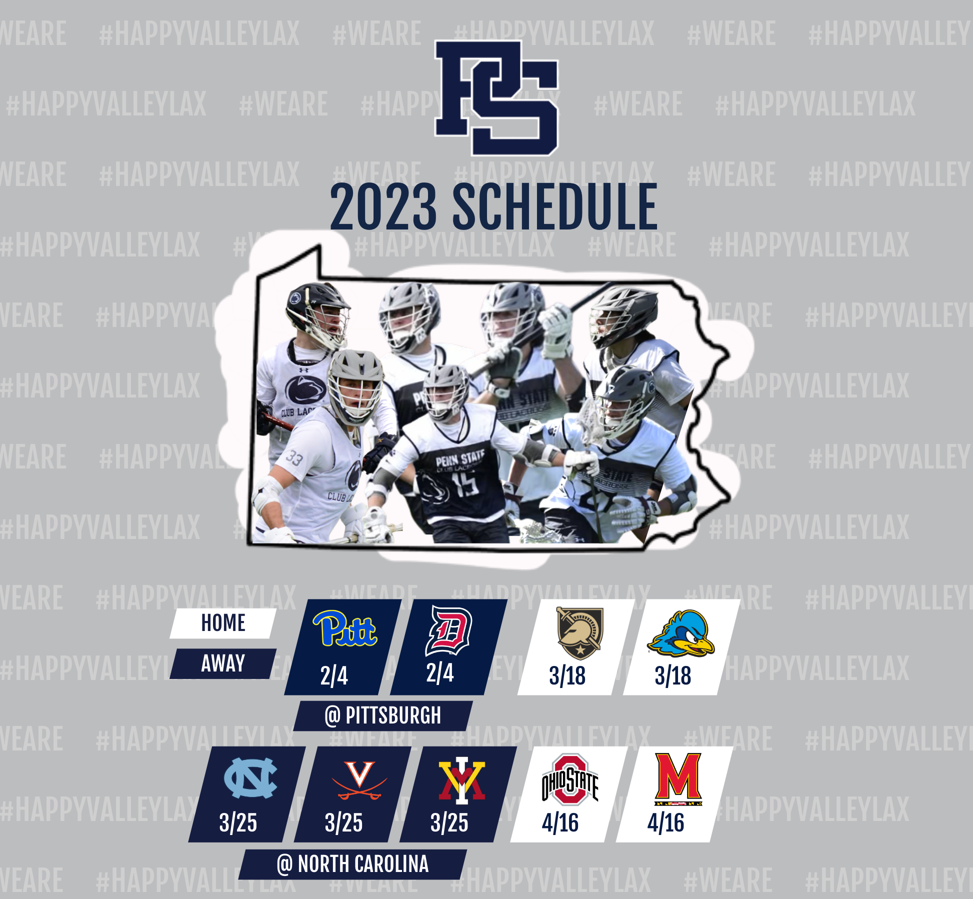 Penn 2025 State Schedule