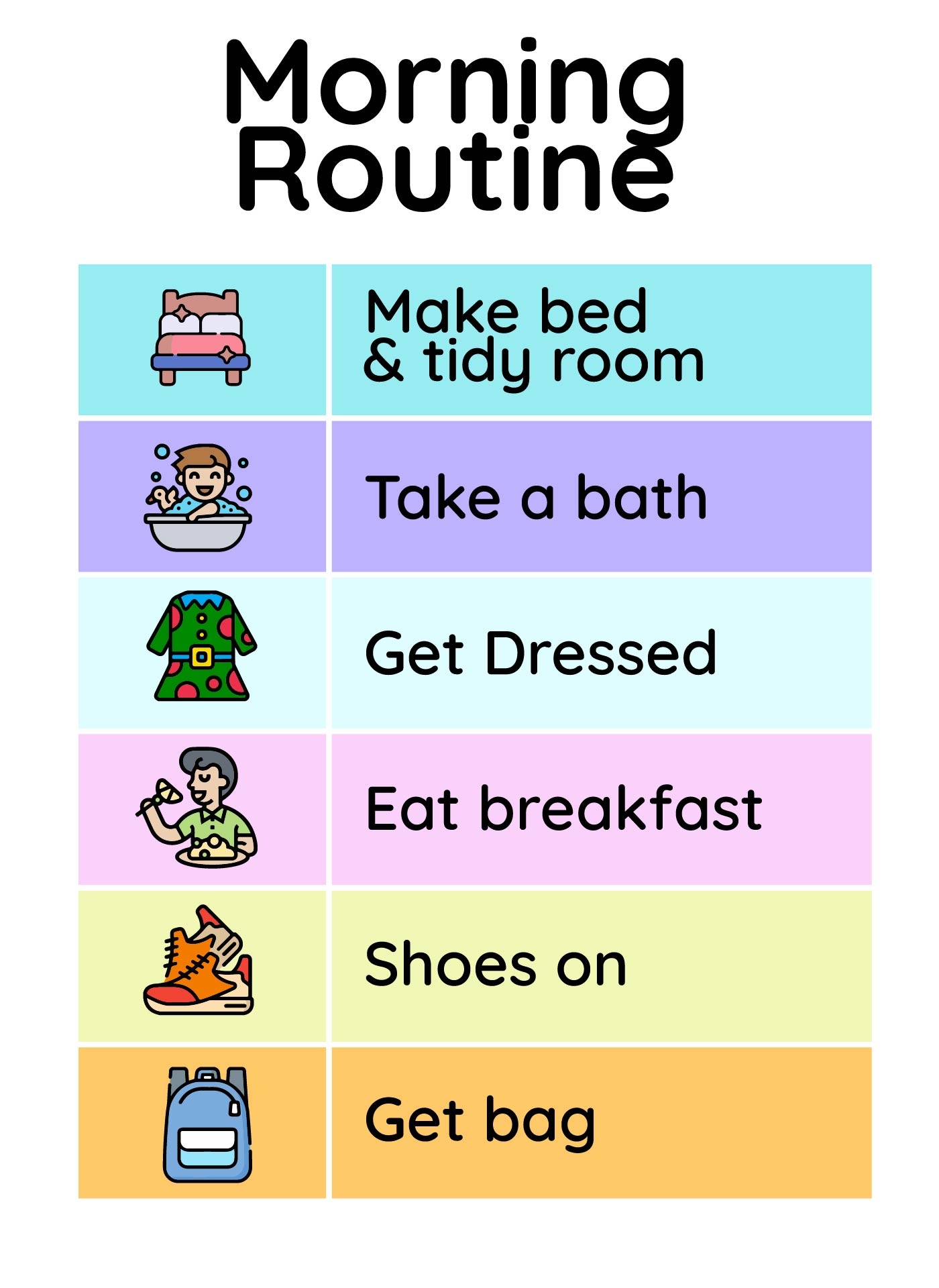 Preschool Daily Schedule Printable