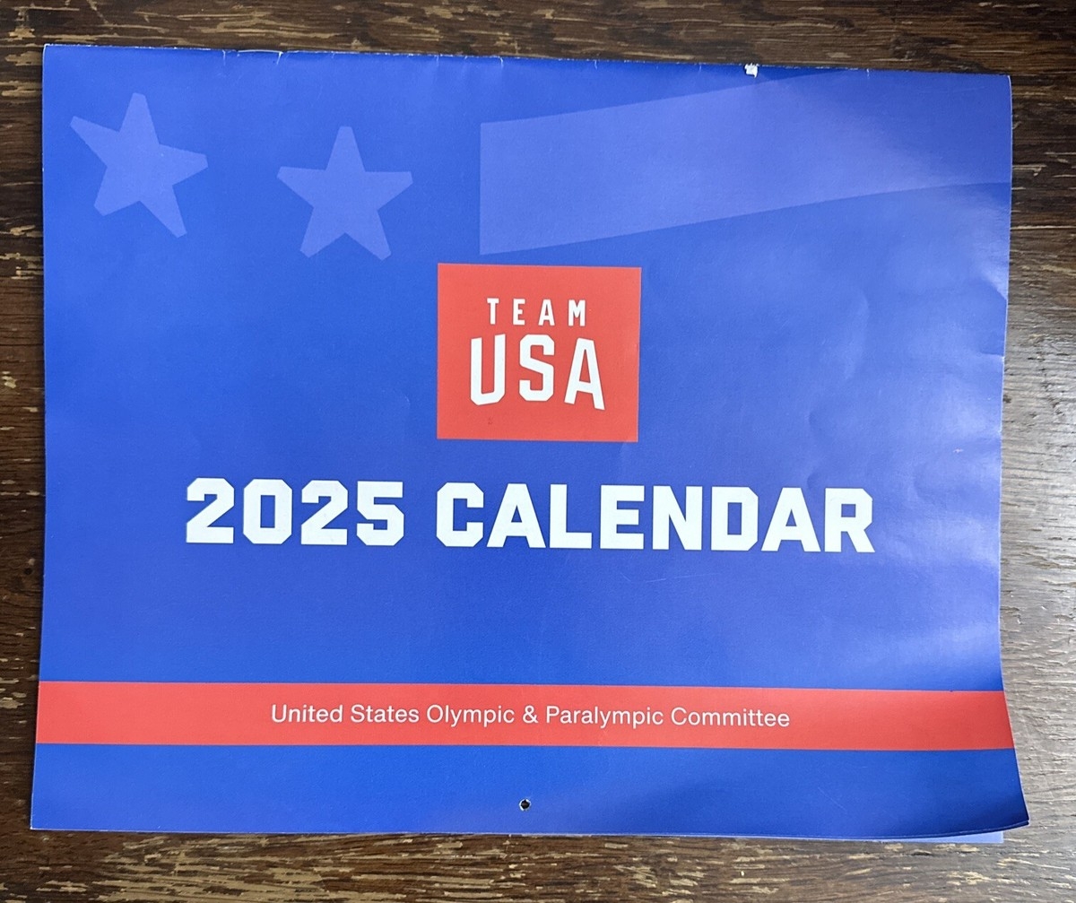 Team USA 2025 Wall Calendar US Olympic And Paralympic Committee EBay