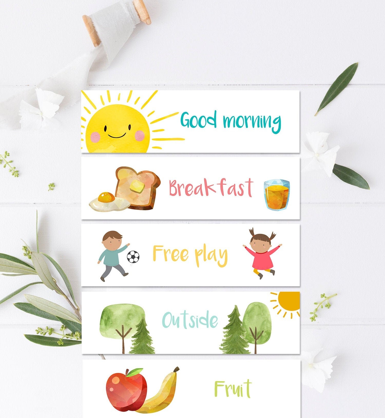 Visual Schedule Toddler Kids Daily Routine Chart Printable Homeschool Preschoolers Toddlers Visual Calendar Daycare Download Printable 0341 Etsy
