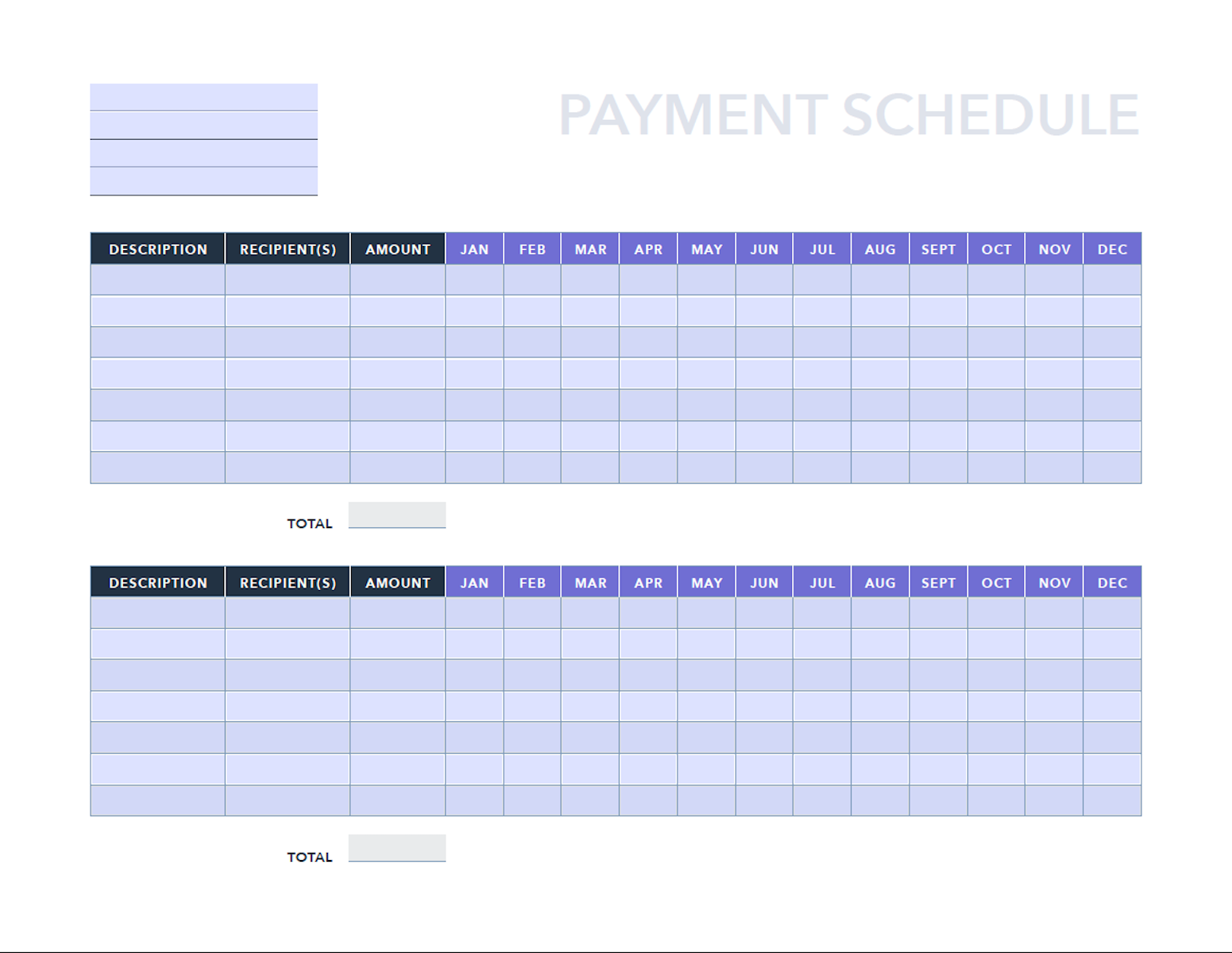 12 Free Agendas Schedules Templates Examples HubSpot