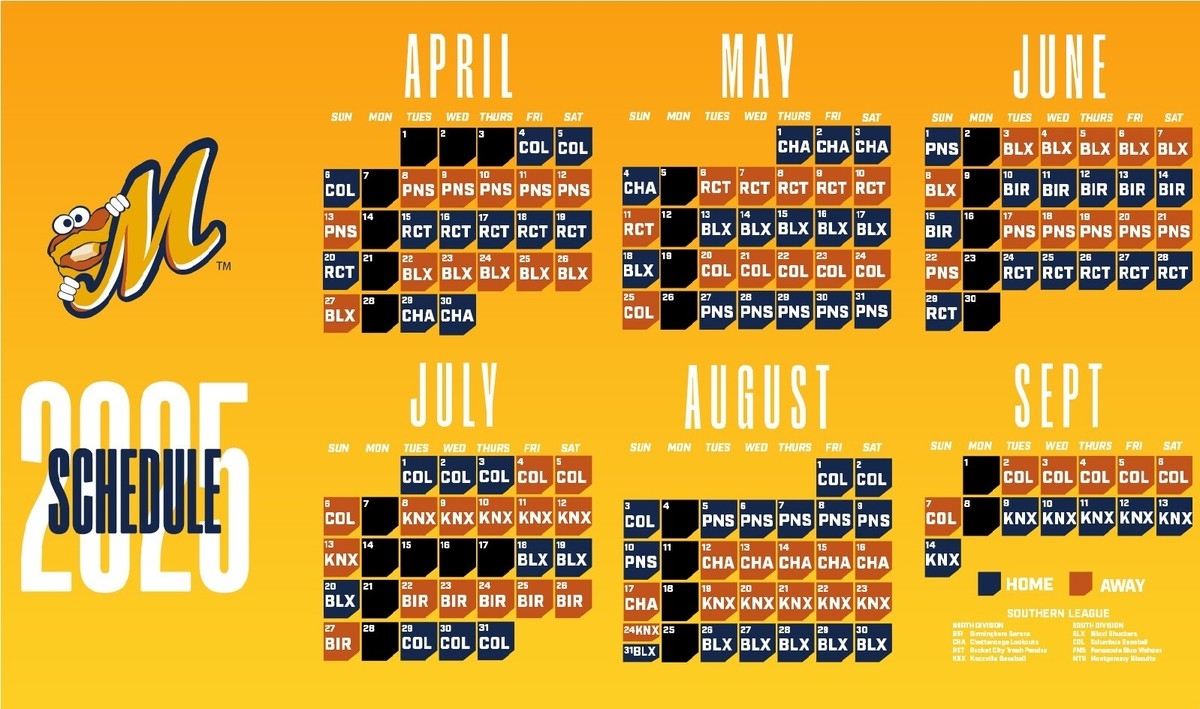 Printable Erie Seawolves Schedule 2025