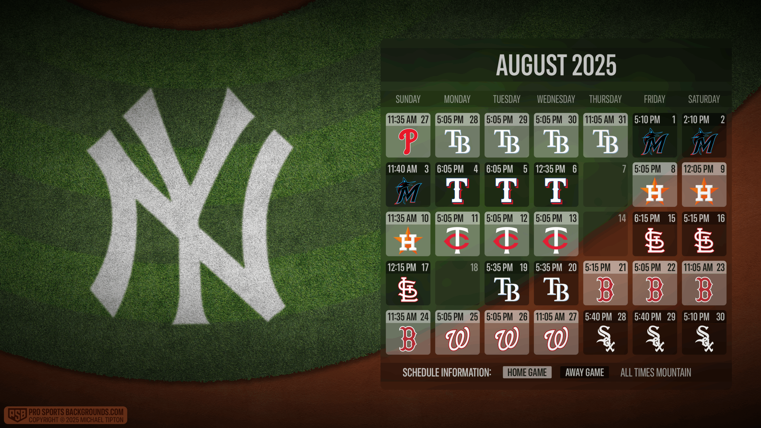 2025 New York Yankees Wallpapers Pro Sports Backgrounds