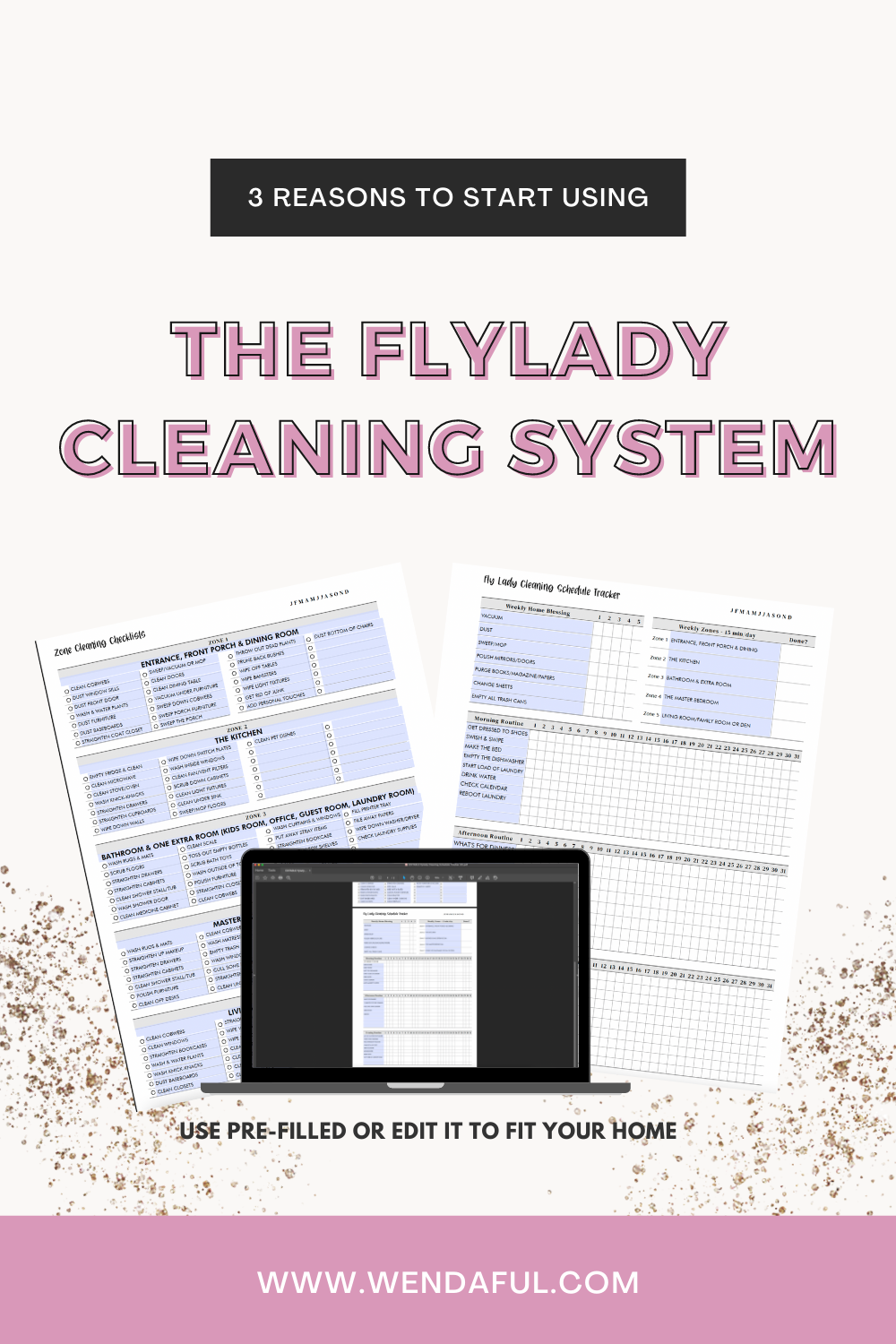 Flylady Excel Schedule Printable