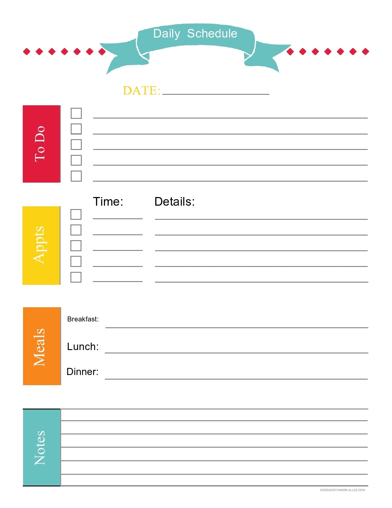 30 Free Daily Schedule Templates Excel Word TemplateArchive