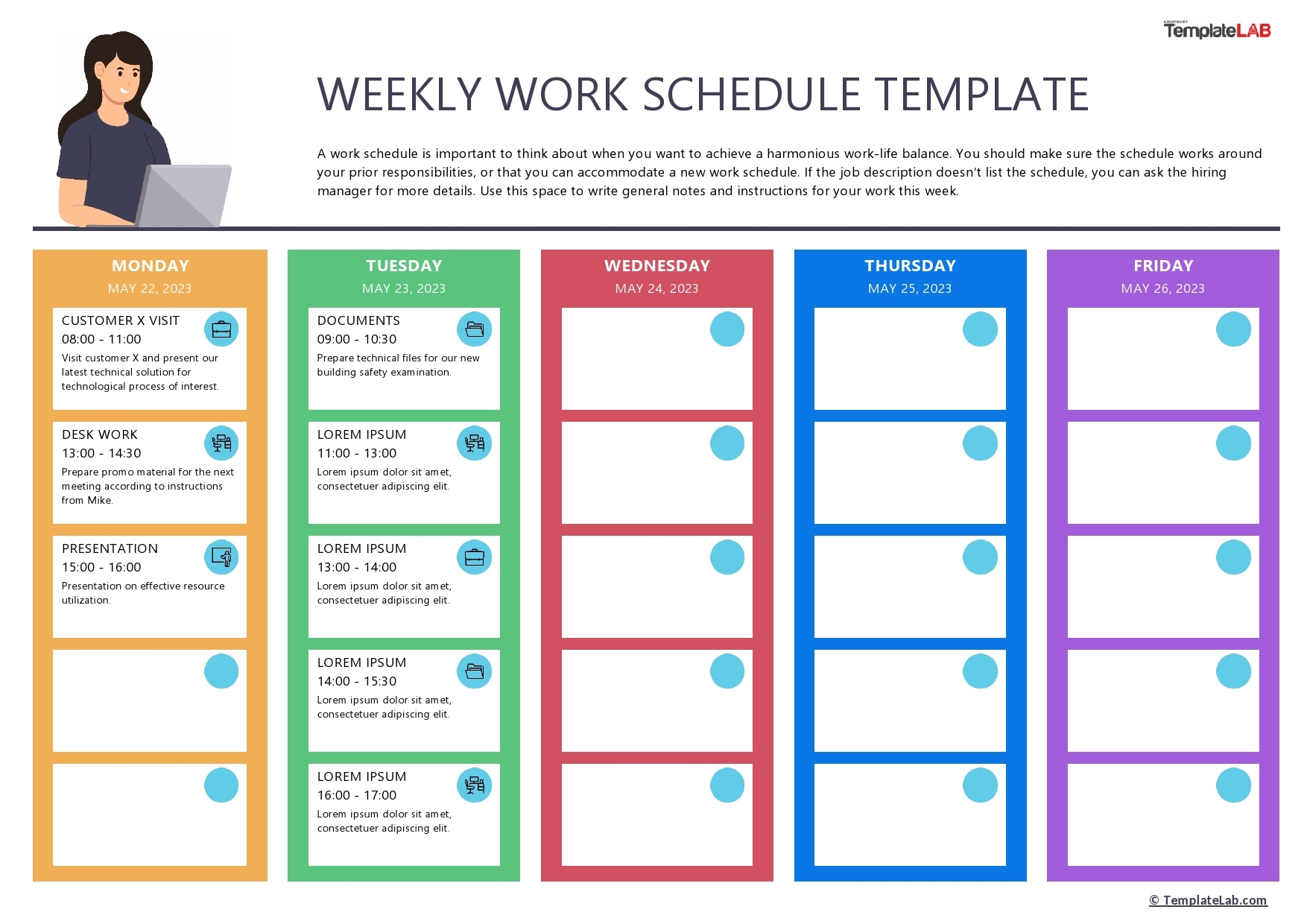 37 Free Employee Schedule Templates Excel Word PDF 