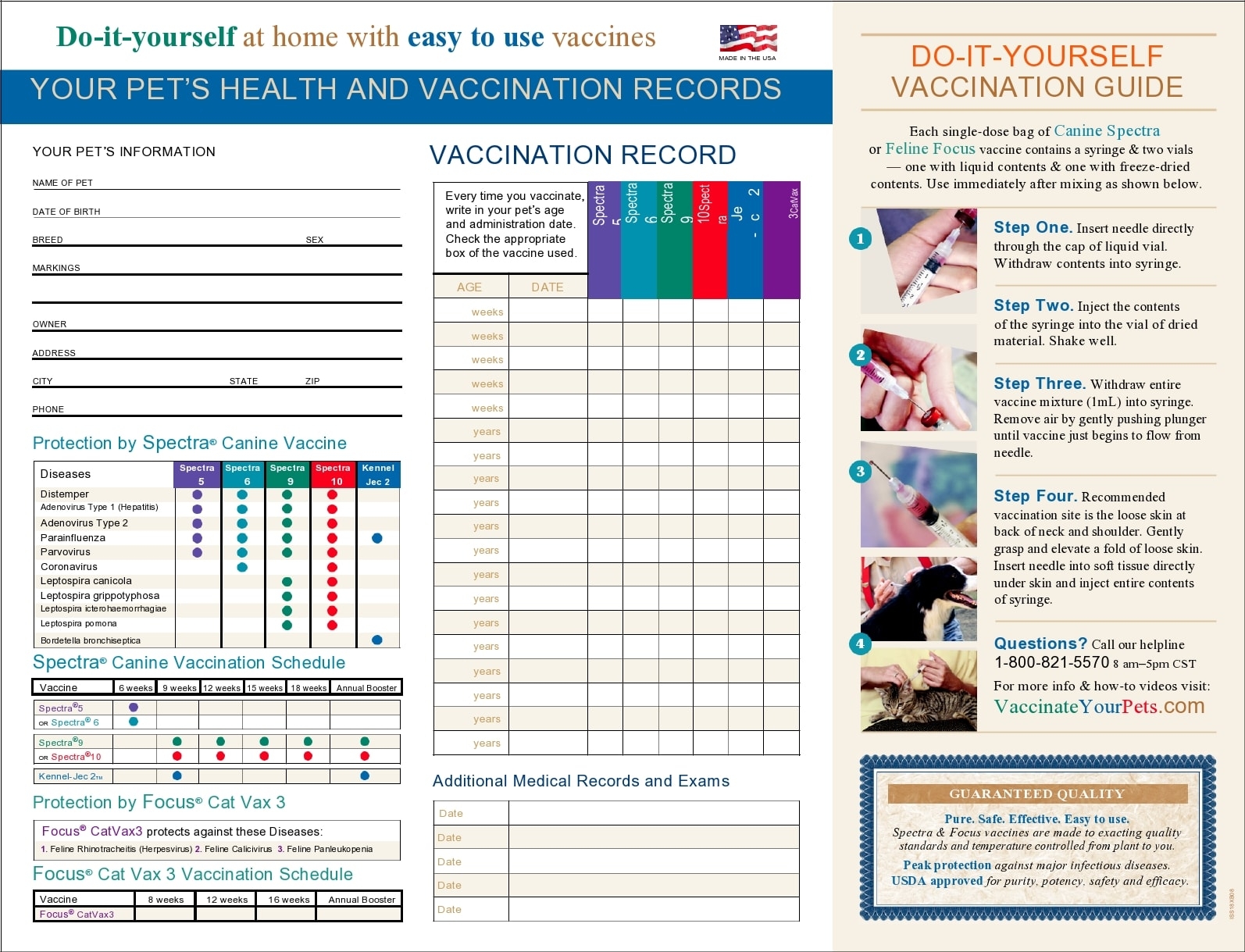 40 Printable Dog Puppy Vaccination Records TemplateArchive