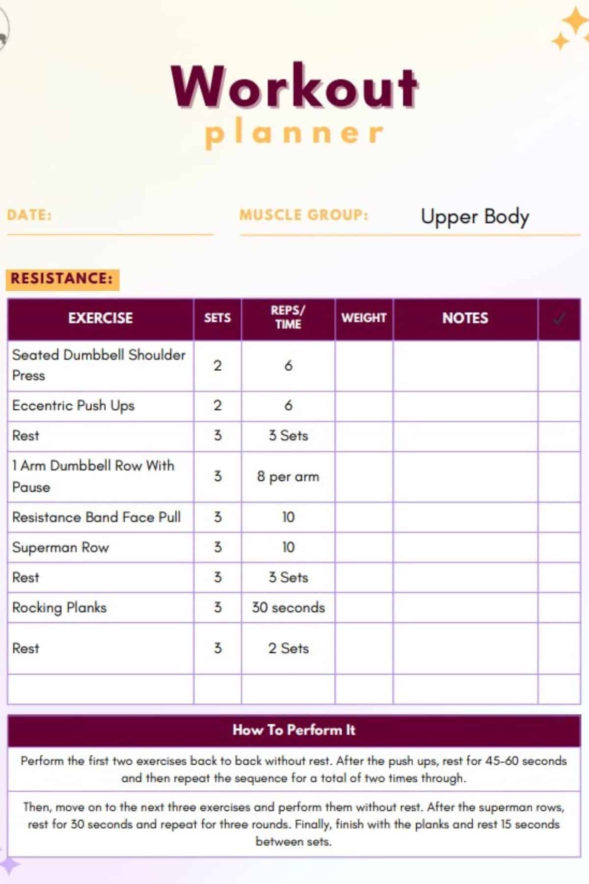 5 Day Workout For Females To Lose Weight With PDF 