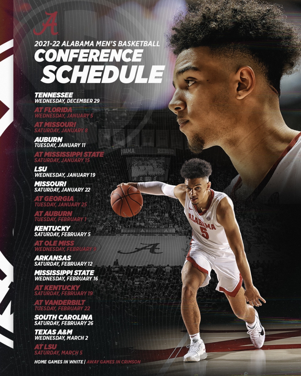 Alabama Men s Basketball Schedule Finalized With SEC Opponents And Dates Sports Illustrated Alabama Crimson Tide News Analysis And More