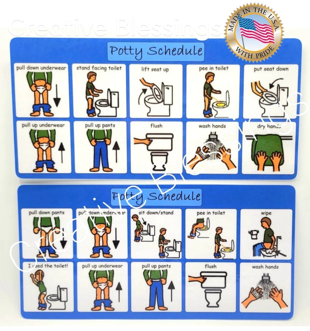 Autism Boys Potty Schedule standing Or Stand sit Combo To Pee Personalized Etsy