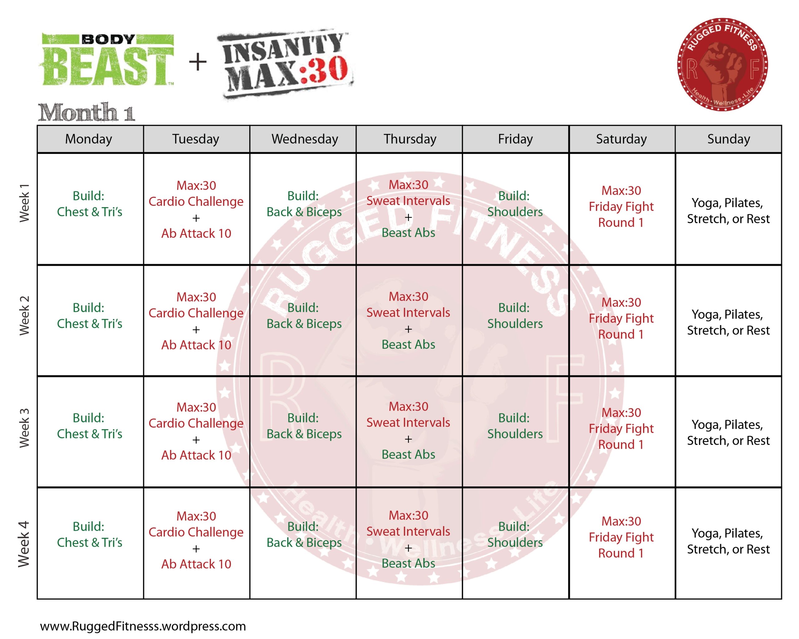 Body Beast Rugged Fitnesss