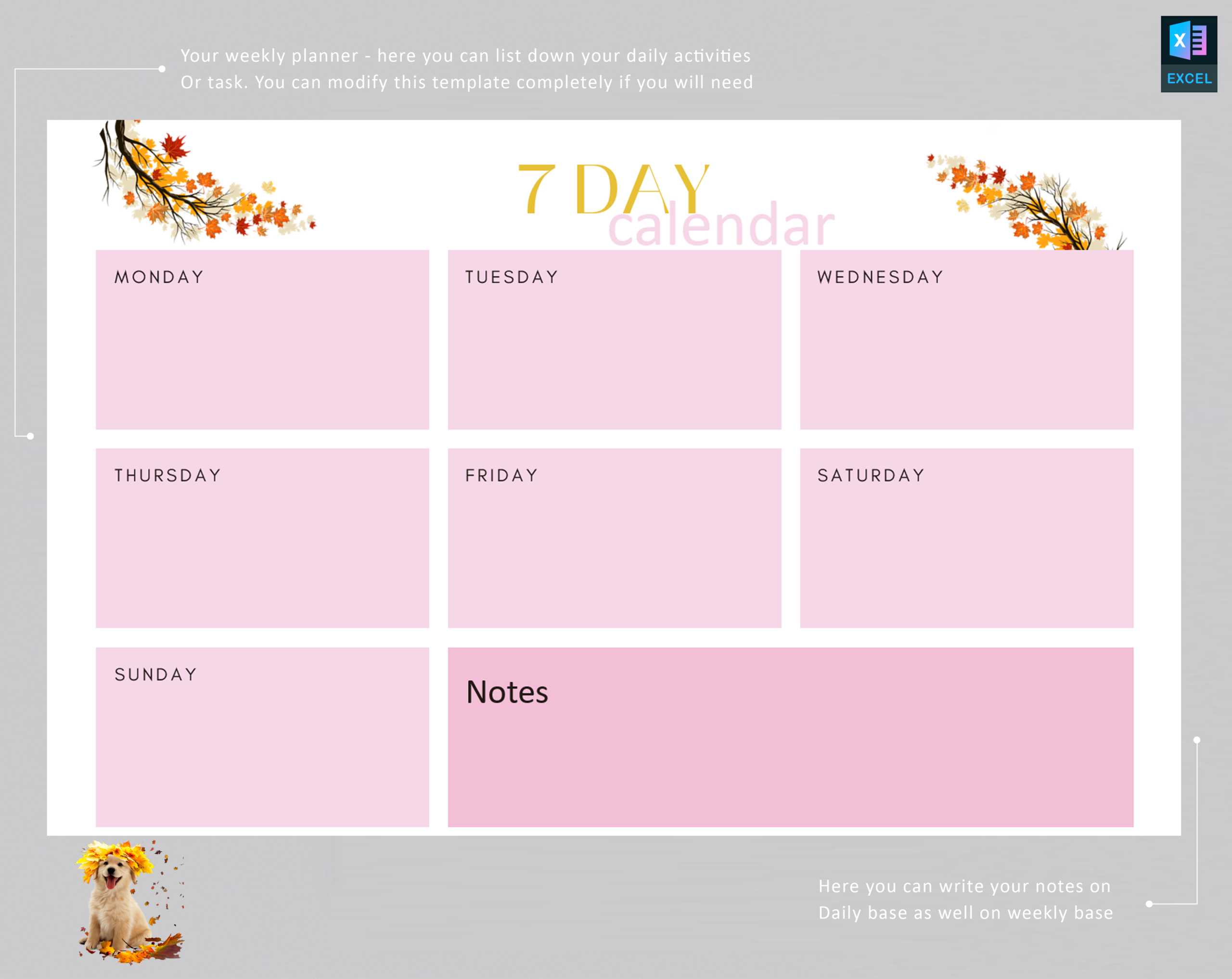 Printable Weekly Schedule Template Pdf