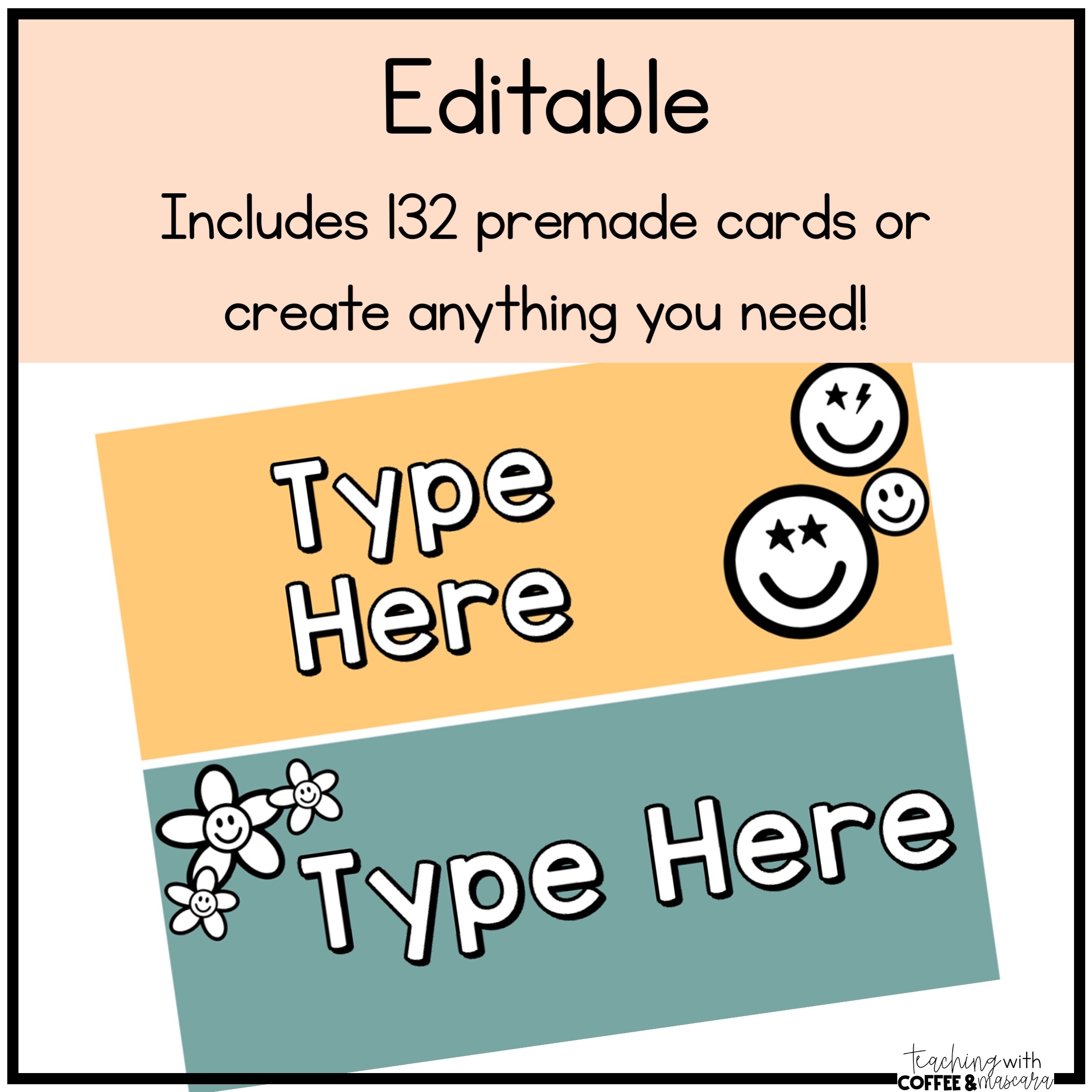 Classroom Daily Visual Schedule Cards Editable Classful