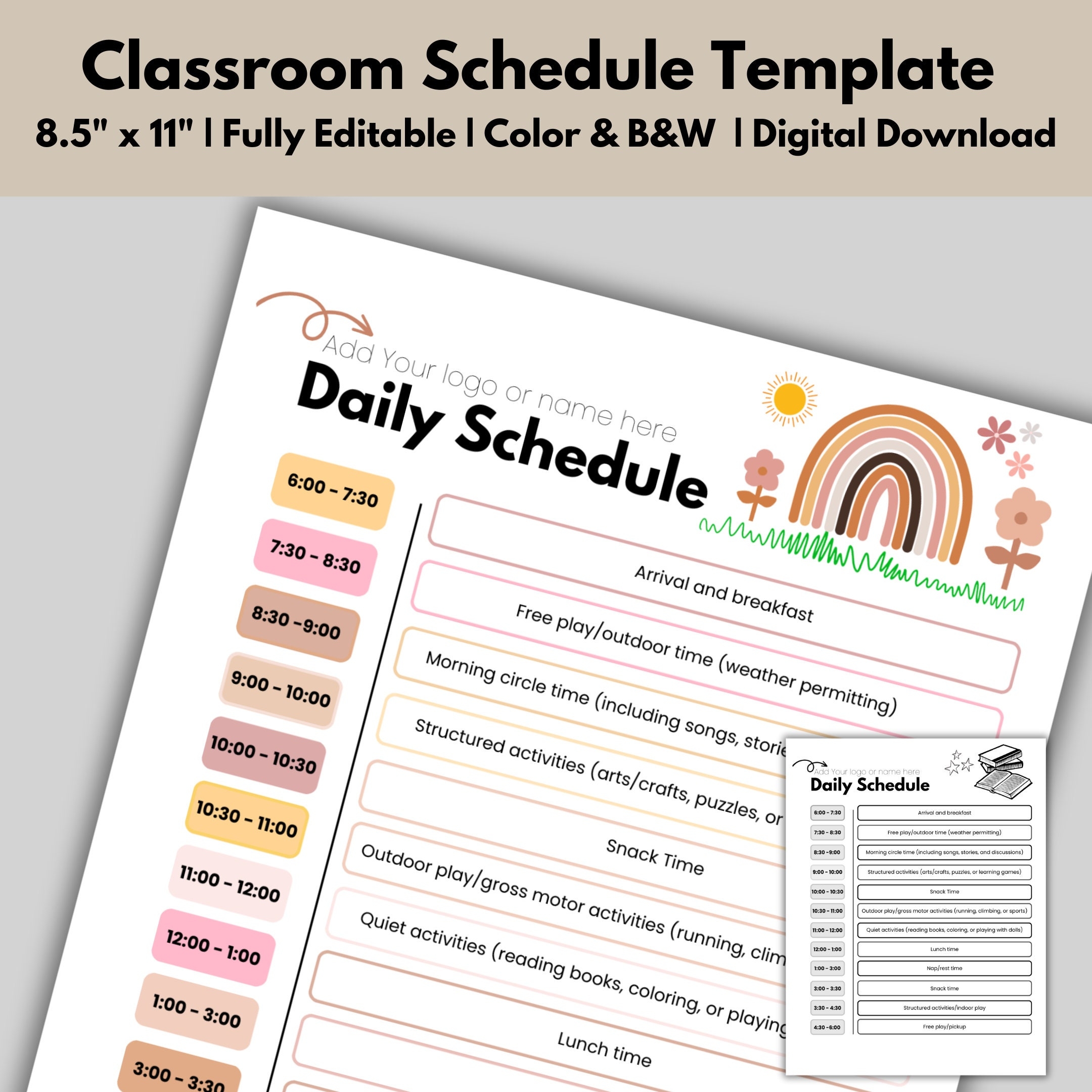 Daily Daycare Schedule Daycare Forms Class Schedule Printable Worksheets Library