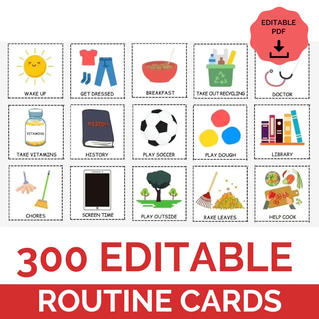 Free Printable Visual Schedule Pictures Pdf