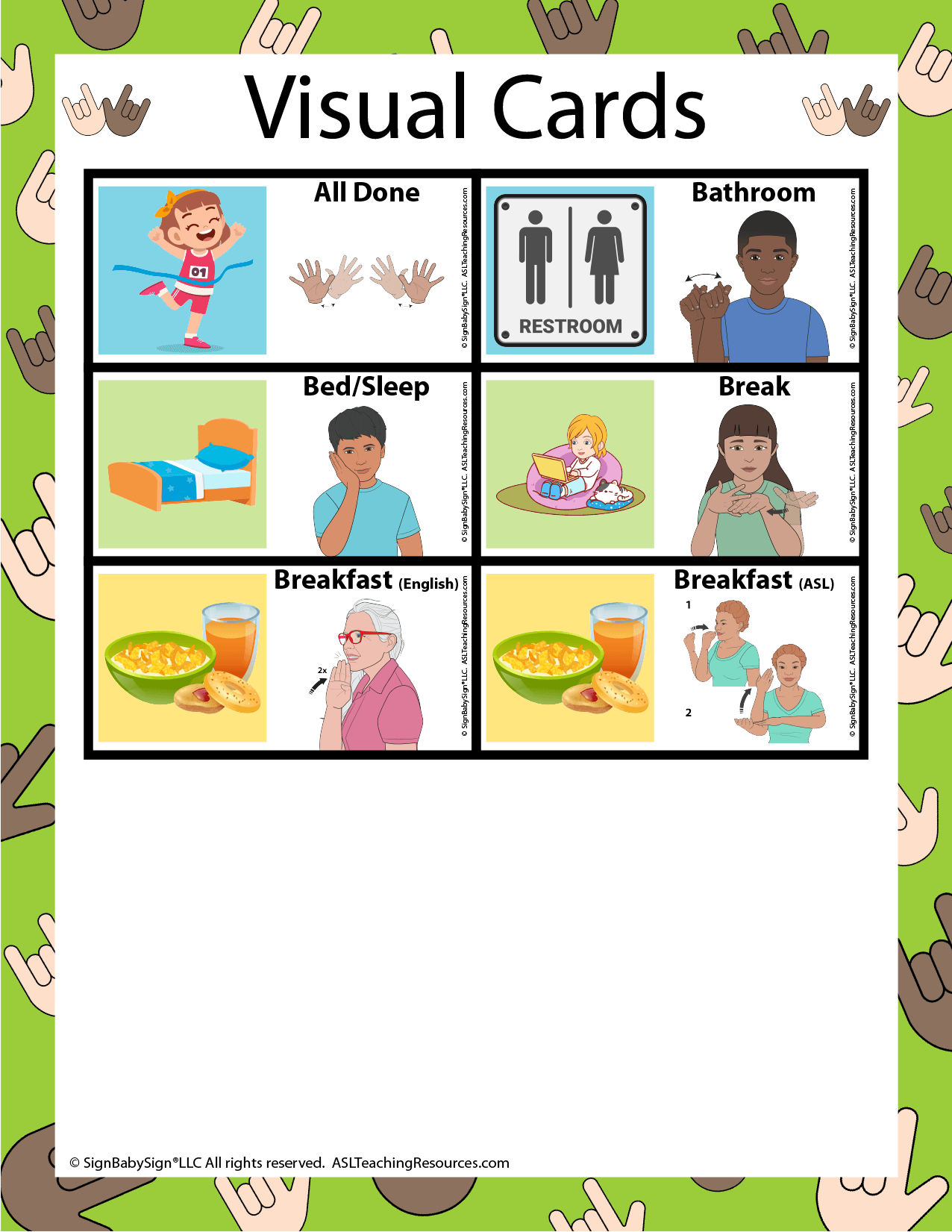 Free Printable Visual Schedule For Daycare