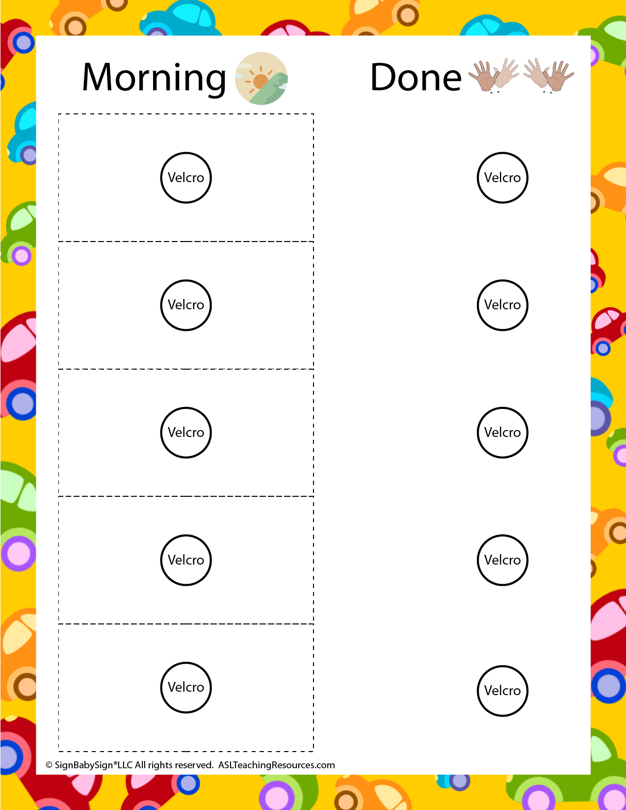 Autism Visual Schedule Printables Free Pdf