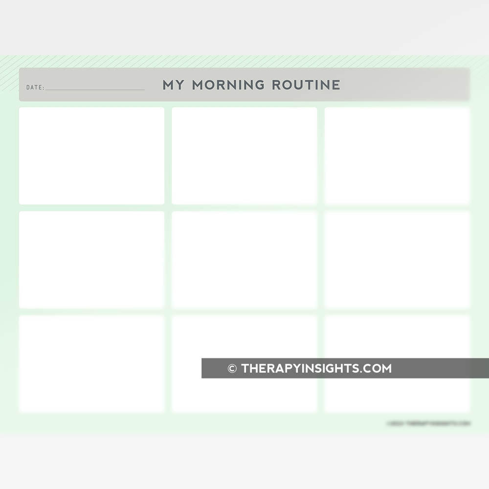 Daily Visual Schedule Templates Adult And Pediatric Printable Resources For Speech And Occupational Therapists
