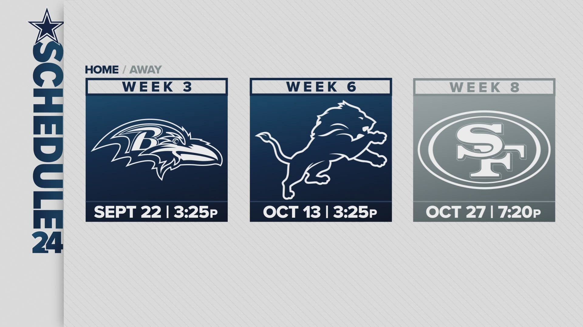 Printable Cowboys Schedule