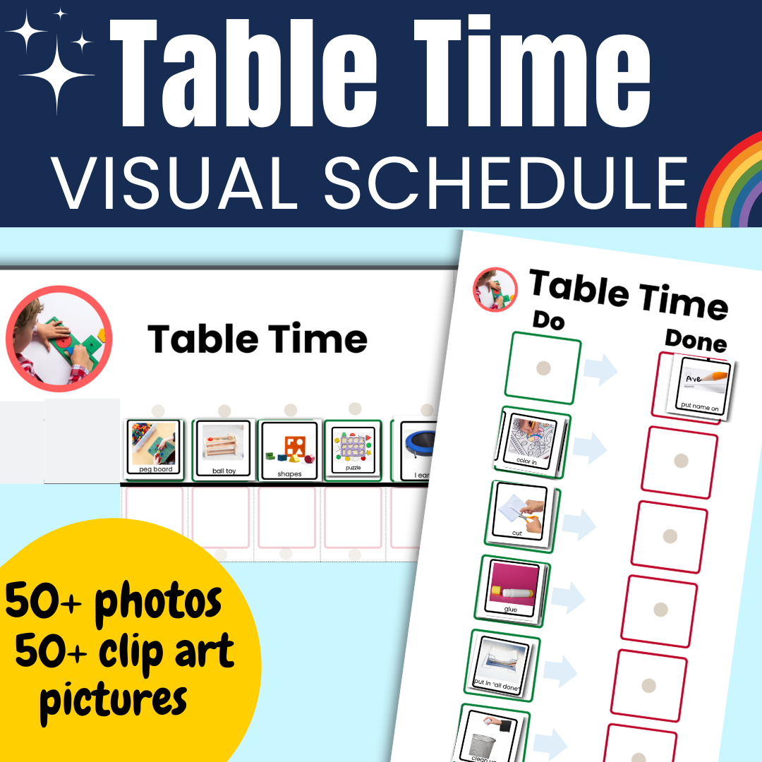 Dollhouse Visual Schedule Mini Activity Schedule For Autism Play Skills Classful