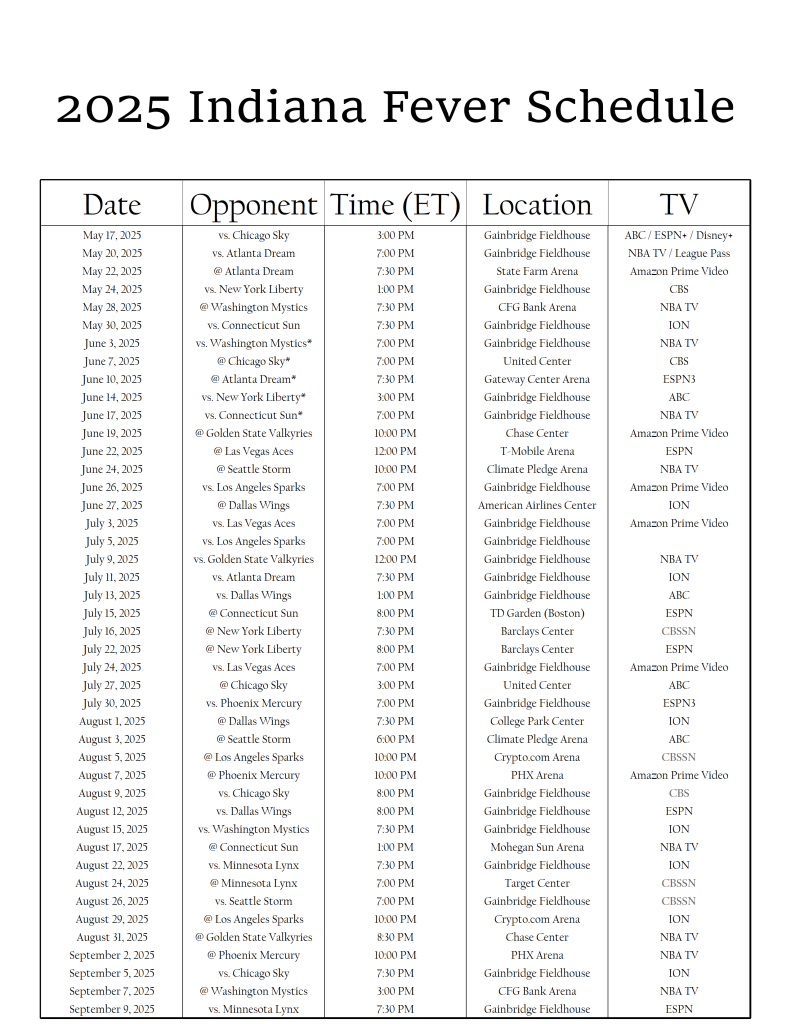 Printable Fall Tv Schedule 2025