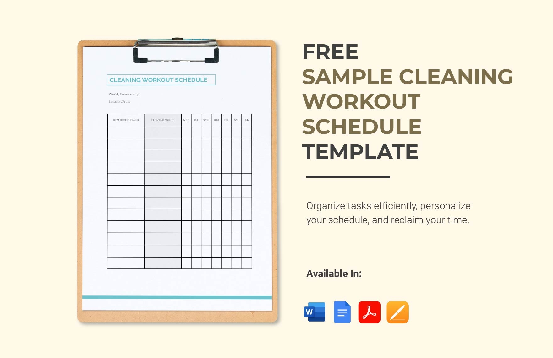 Editable Work Schedule Templates In PDF To Download
