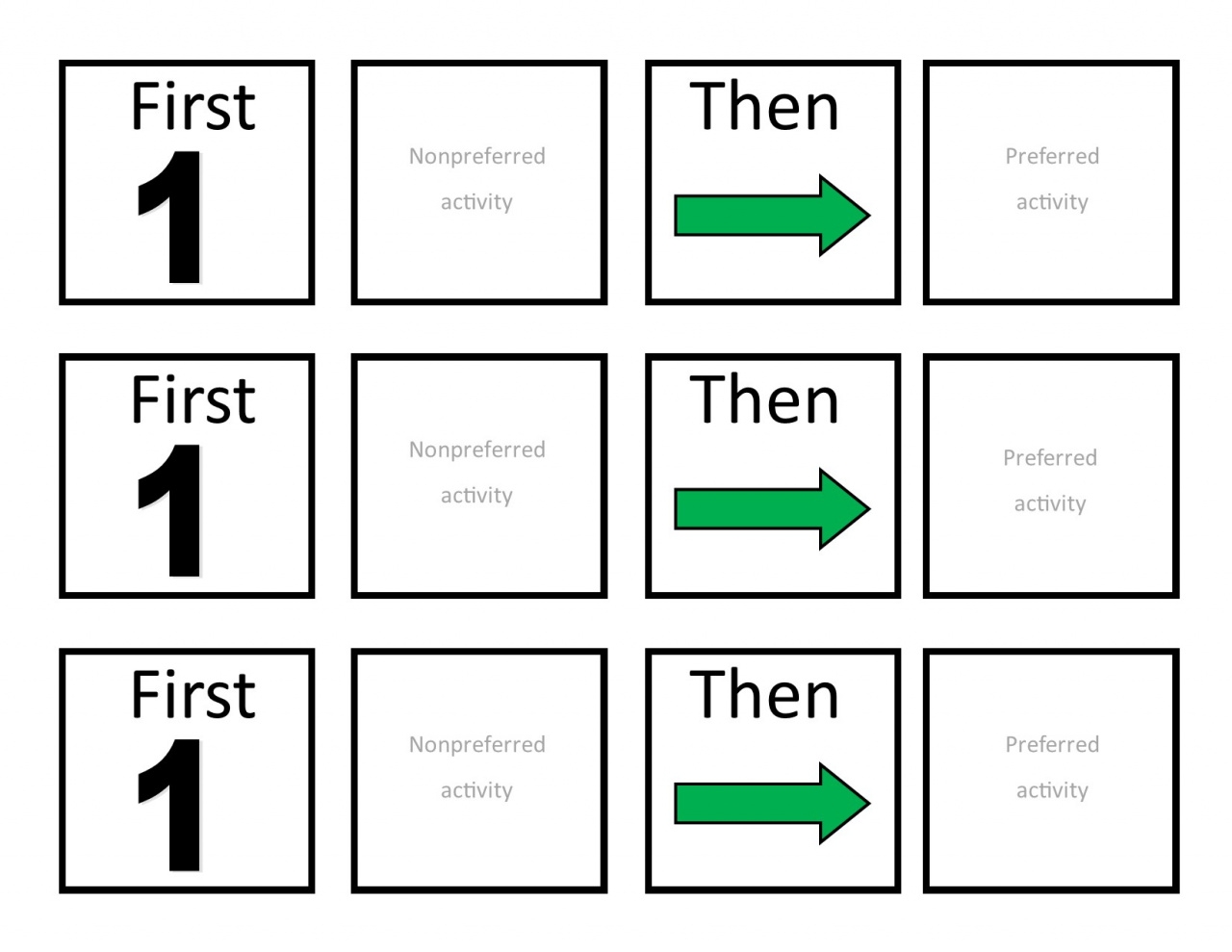First Then Boards For Visual Representation Of The Activity Required First And The Reward At The End TeachersMag
