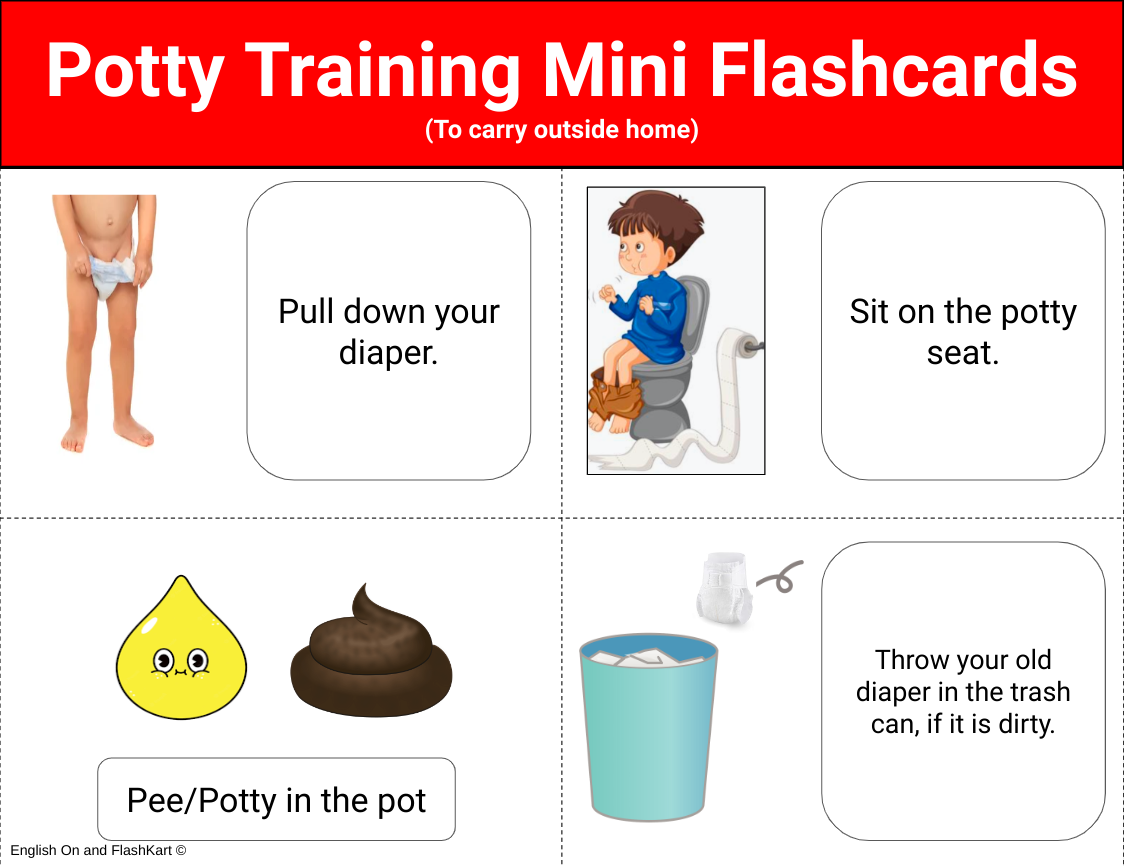 Potty Training Visual Schedule Printable