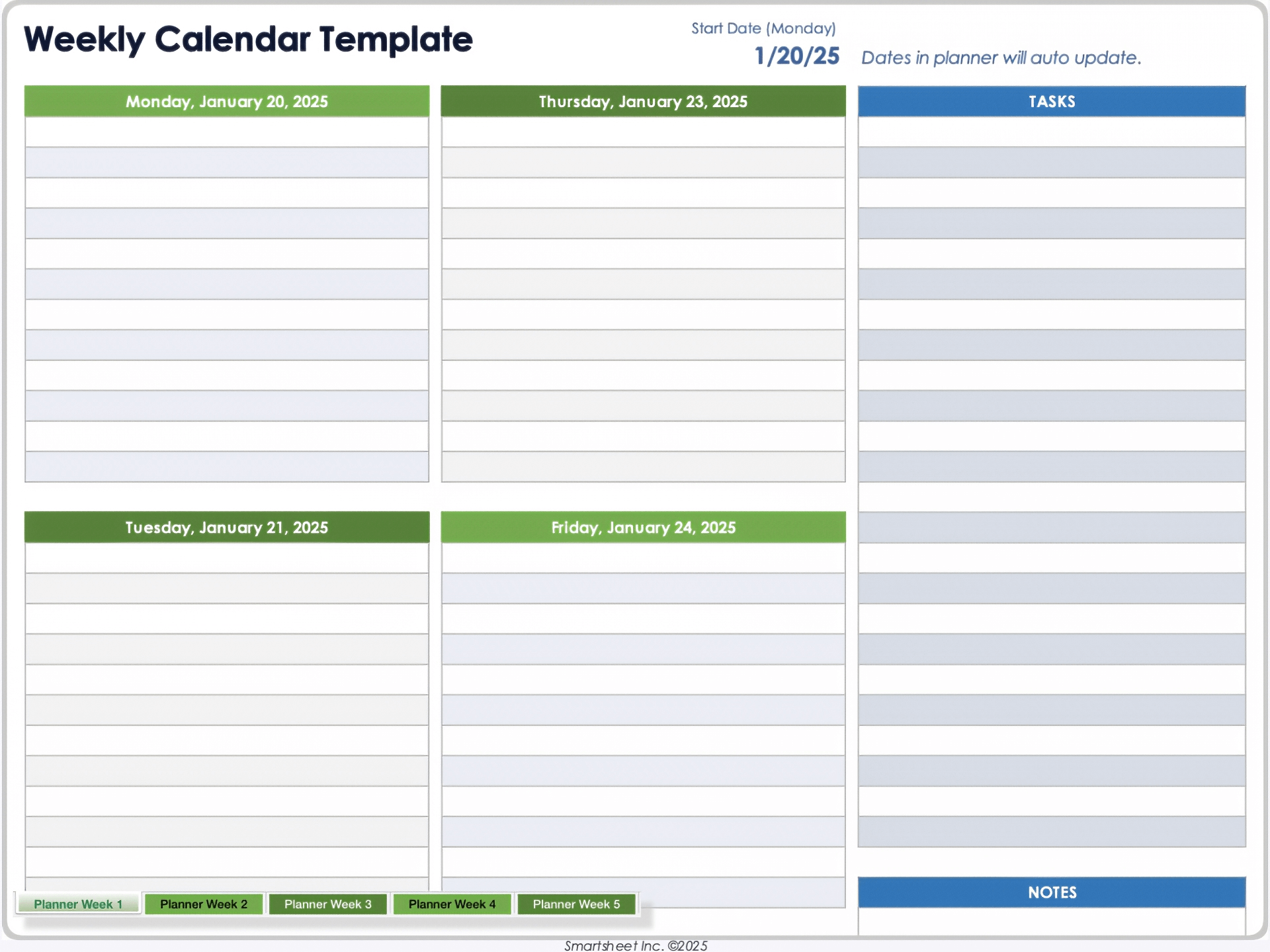 Printable Calendar Schedule Templates Free