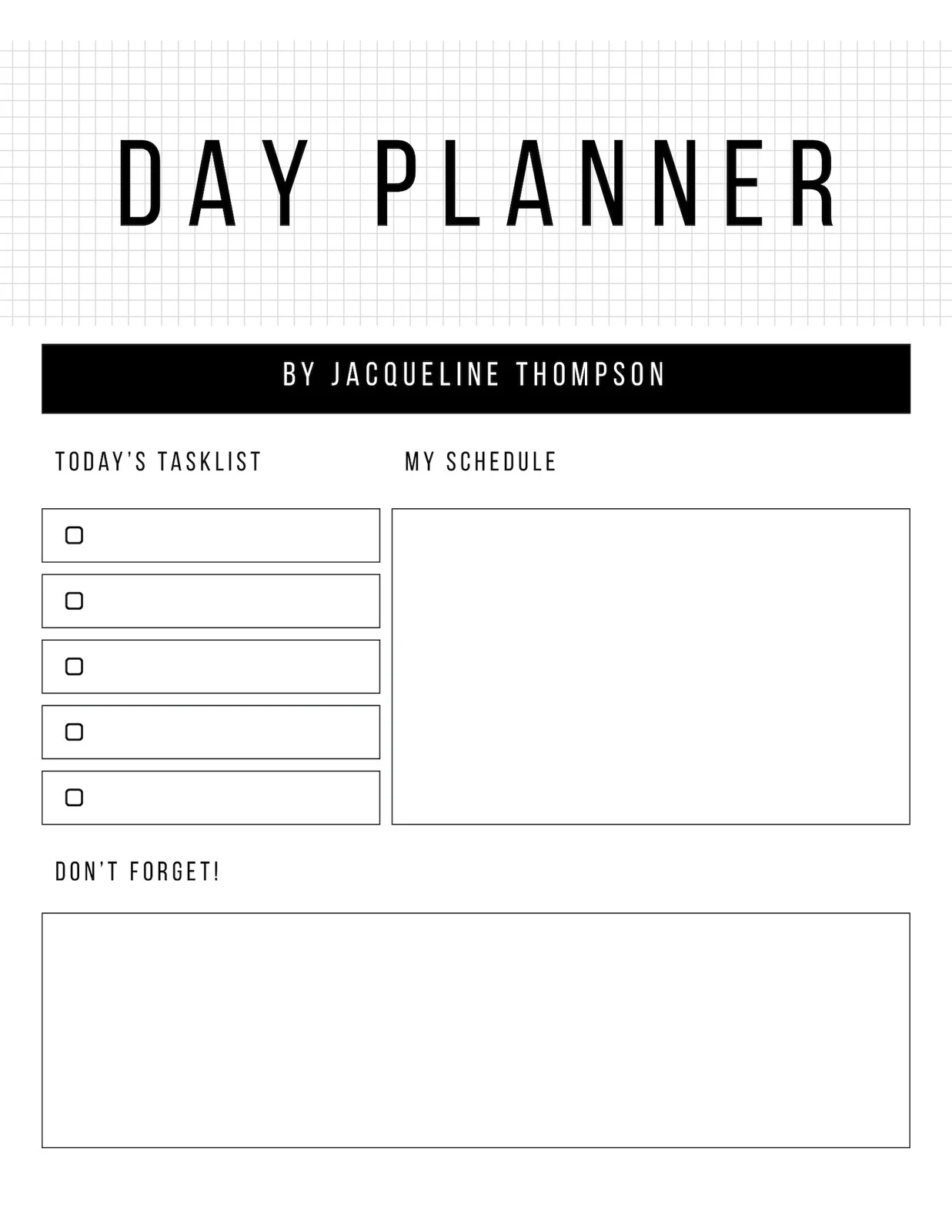 Free Daily Planner Templates To Customize Canva