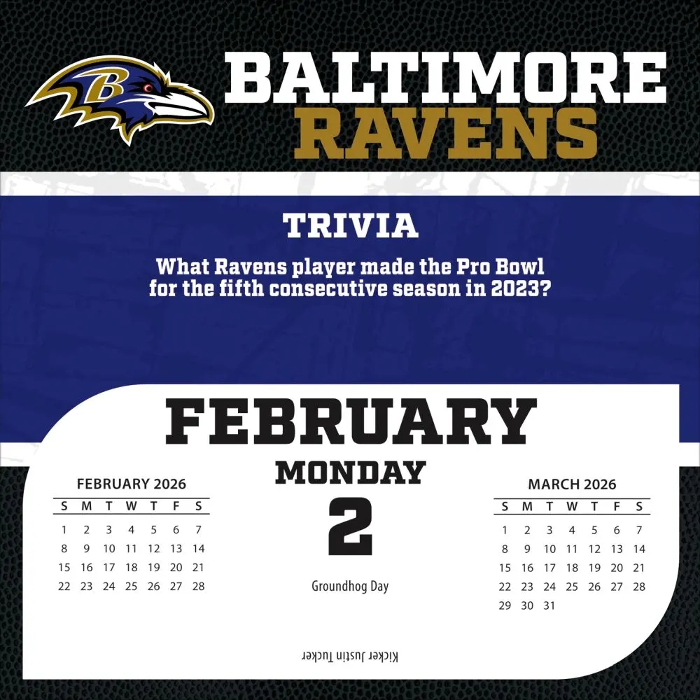 Printable Schedule Ravens