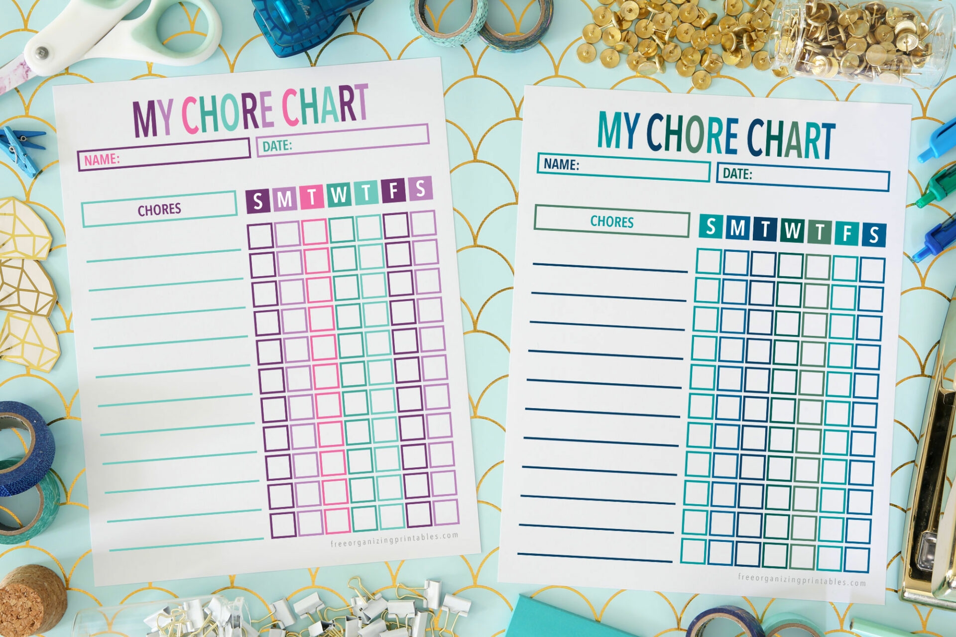 Free Printable Weekly Chore Schedule