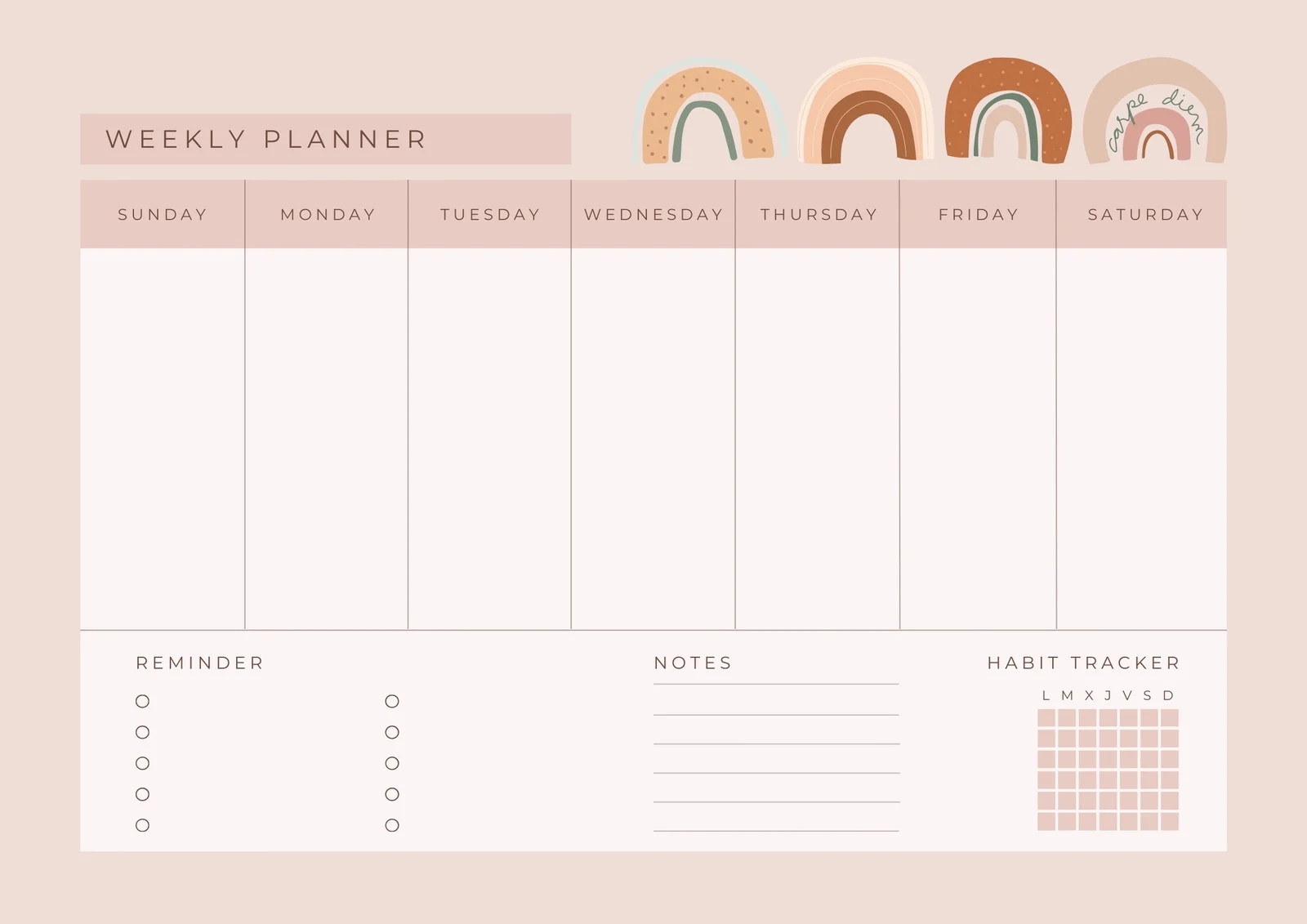 Free Printable Class Schedule Templates To Customize Canva