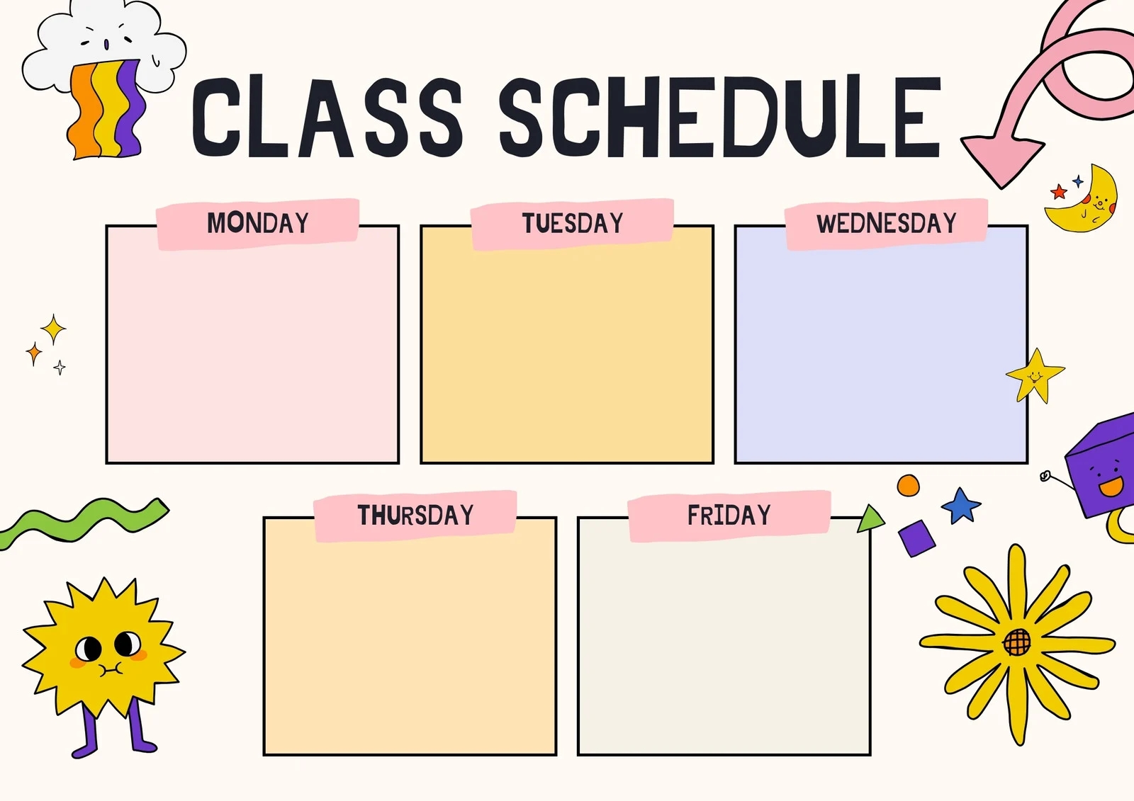 Printable Schedules Free