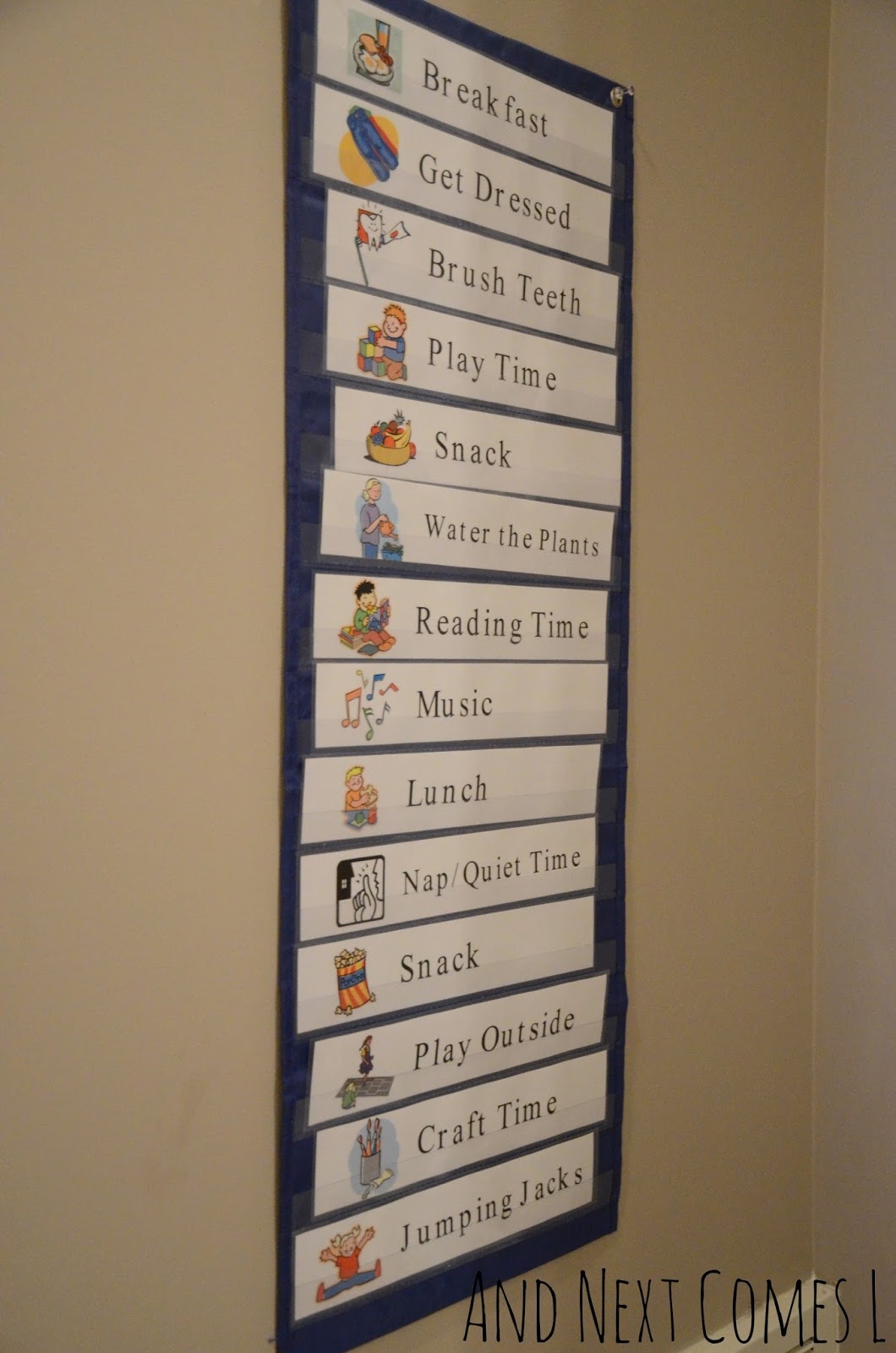 Free Printable Daily Visual Schedule And Next Comes L Hyperlexia Resources