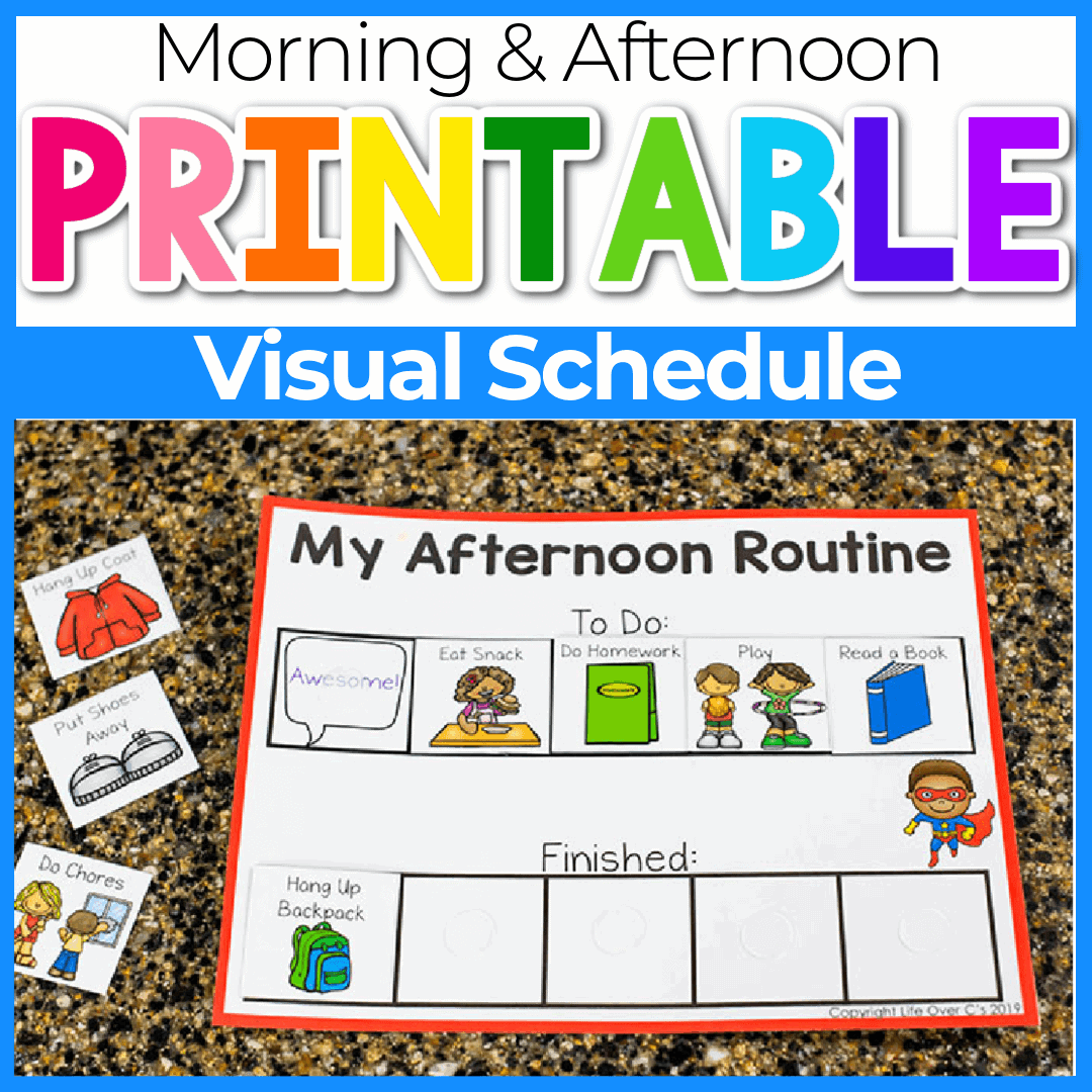 Autism Visual Schedule Printables Free
