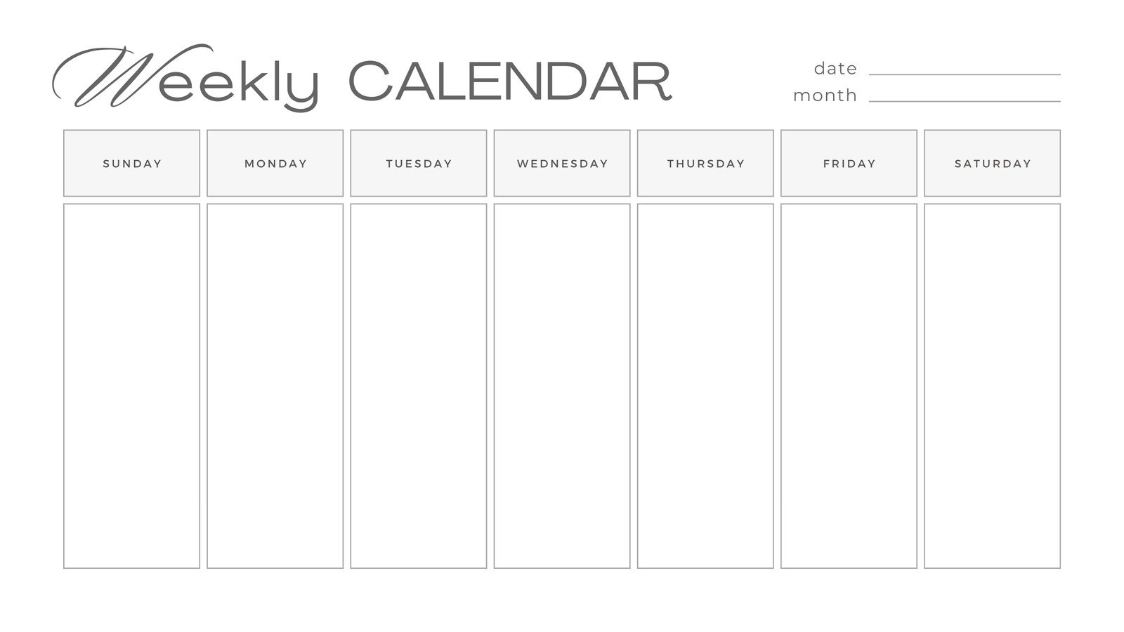 Free Printable Weekly Planner Templates PDF DIY Projects Worksheets Library