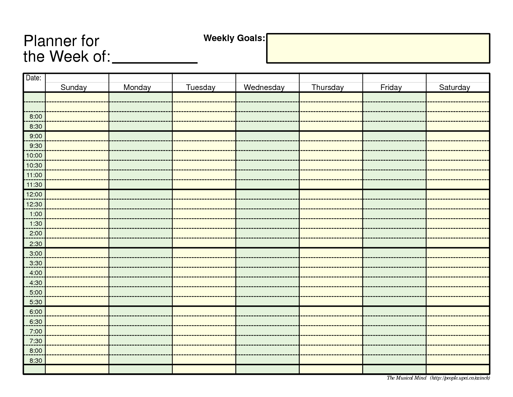 Free Printable Weekly Work Schedule Template Andywacriheca1973 s Ownd