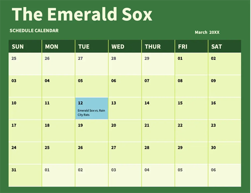 Free Printable Schedule Template Excel Free Printable Schedule Template Excel