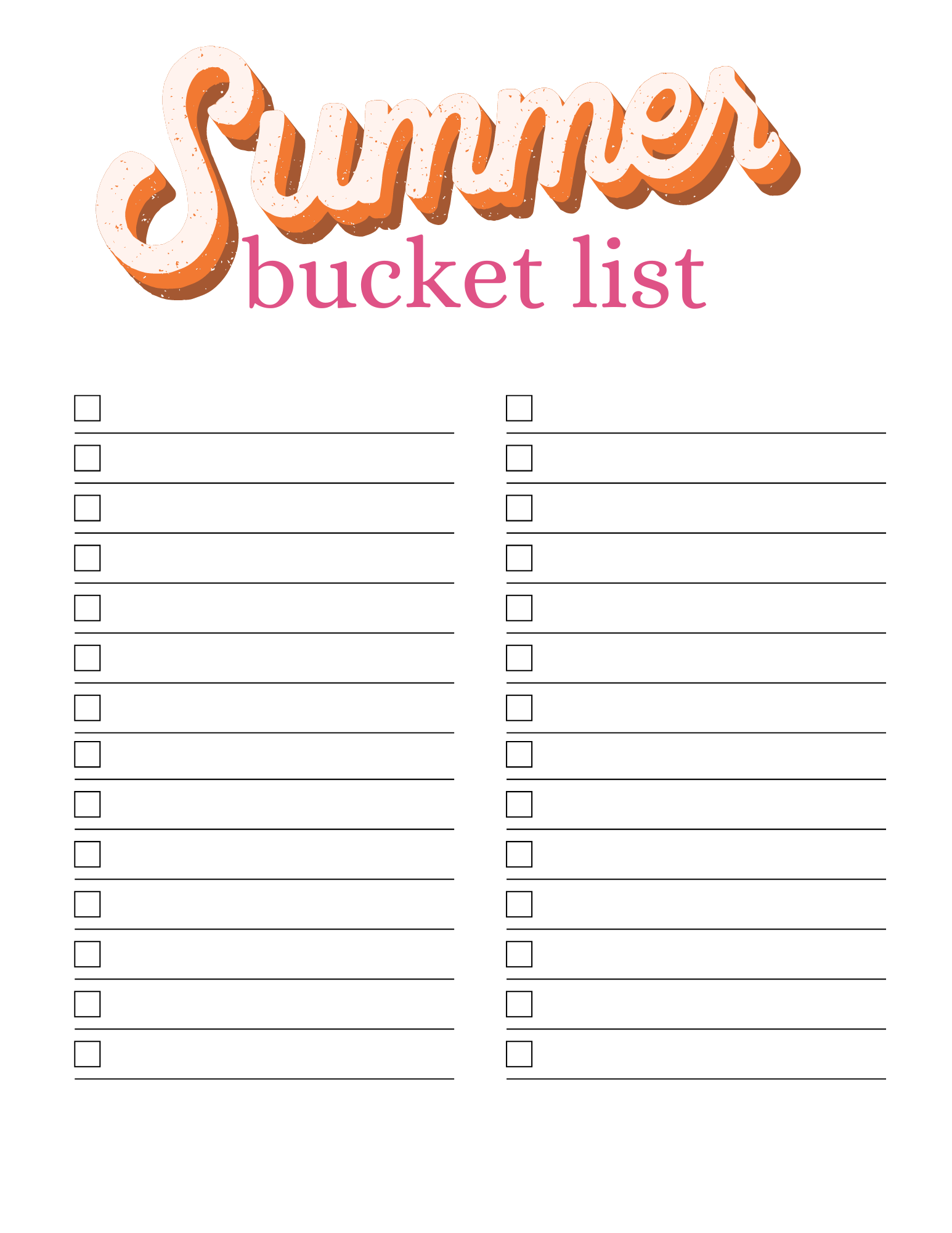Free Undated Printable Summer Calendar Poster Eat Drink And Save Money